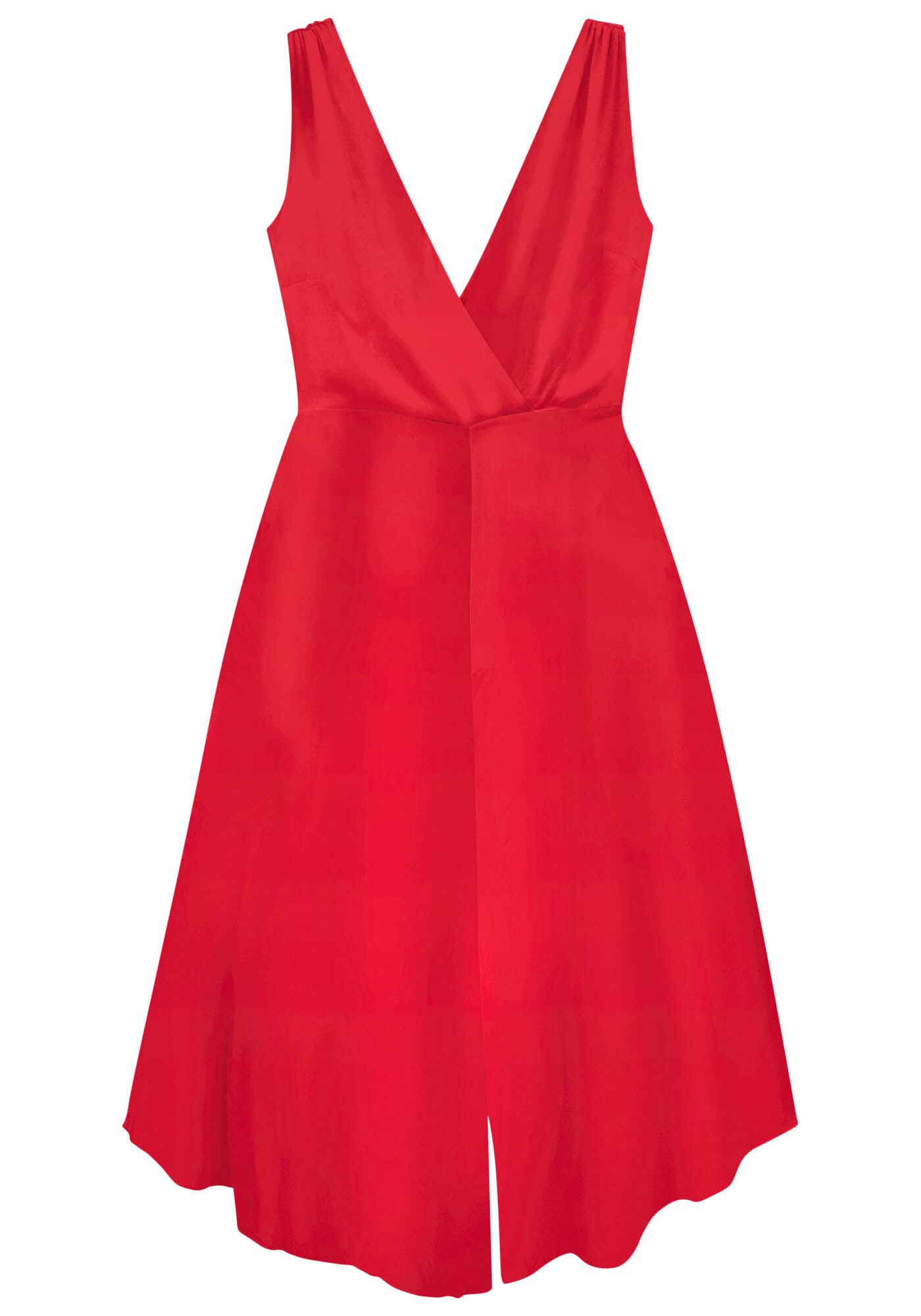 Macac&atilde;o Pantacourt Decote Transpassado Cores, VERMELHO TORONTO, large.