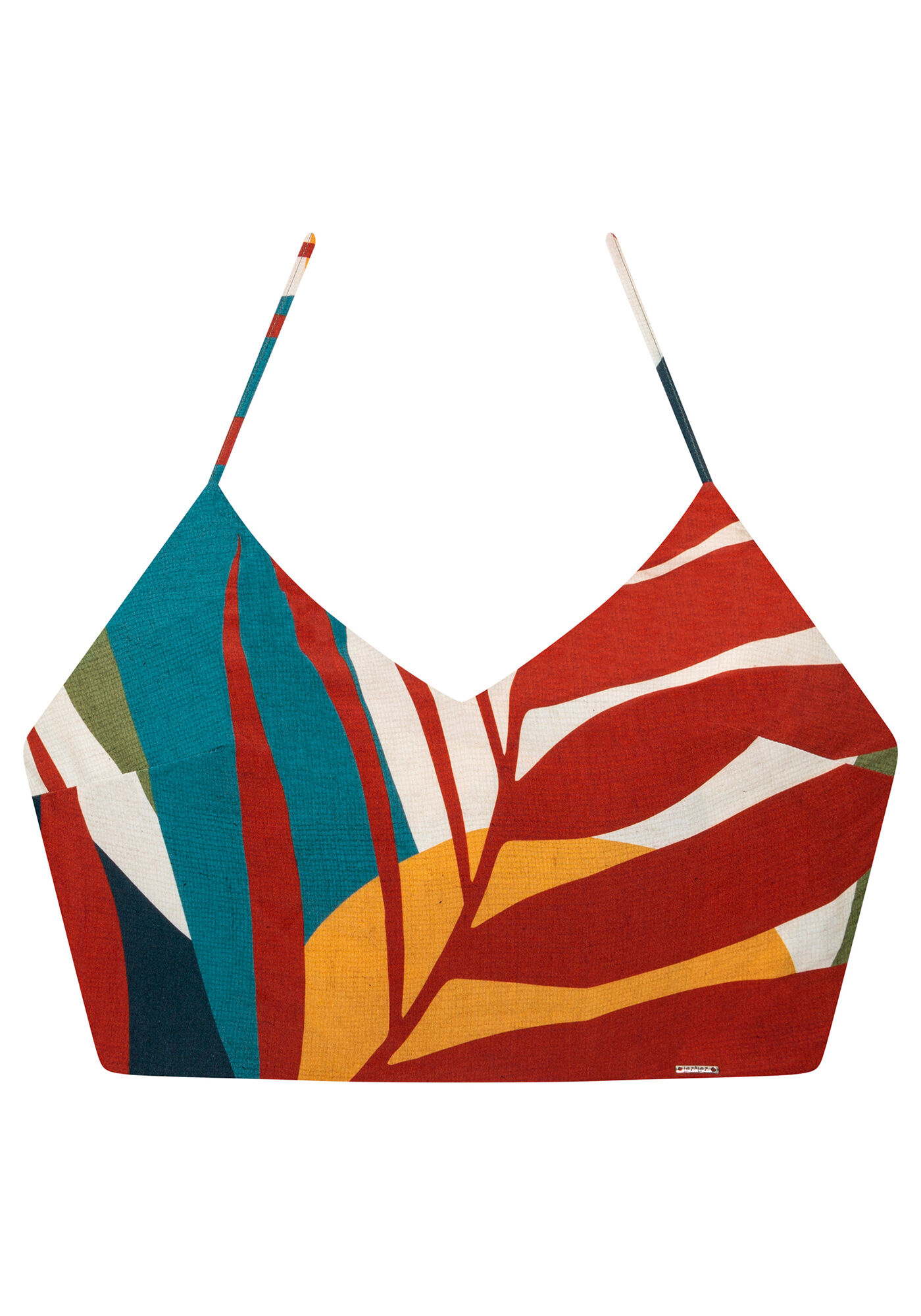 Blusa Frente &Uacute;nica Cropped Estampa, , large.