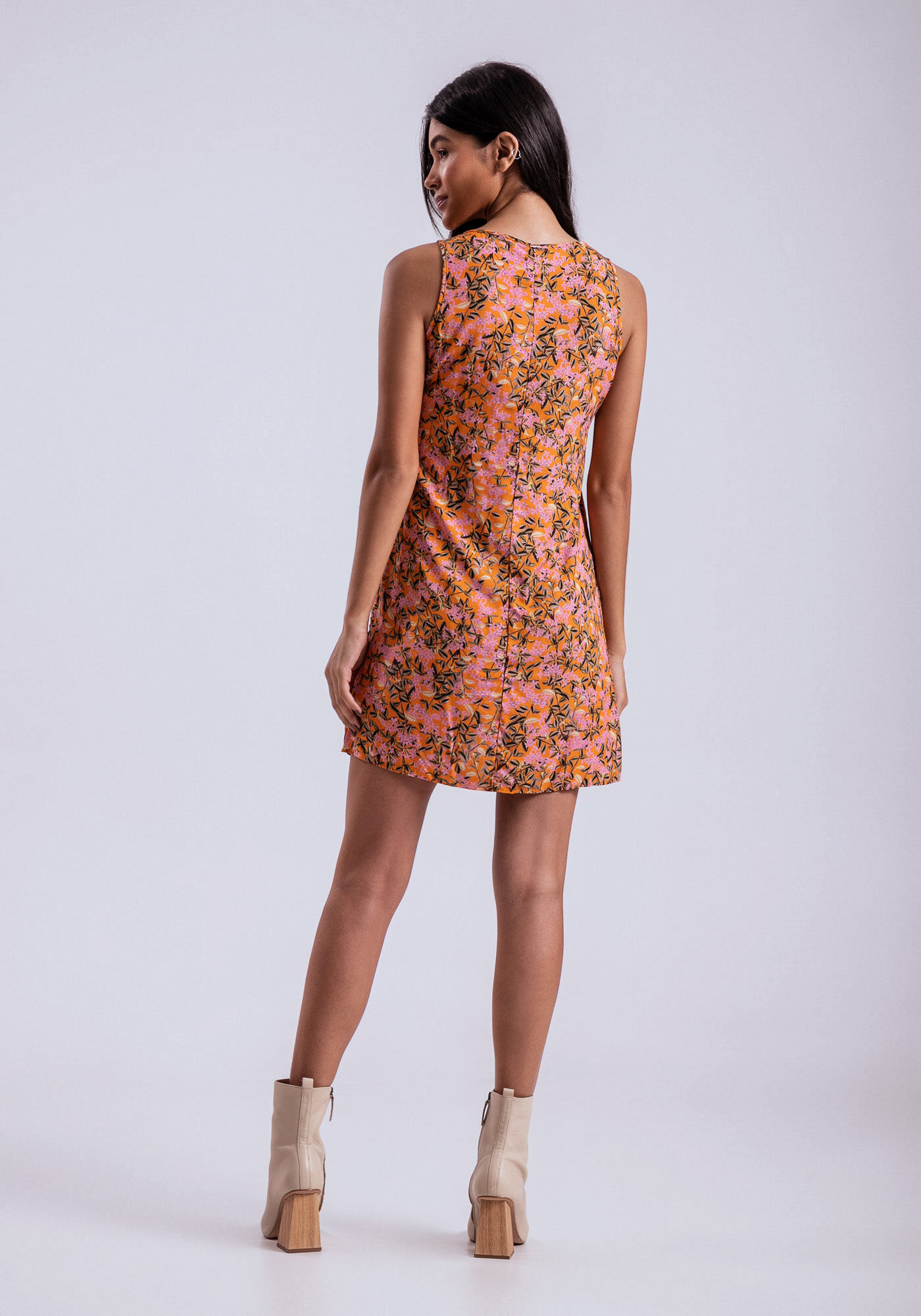 Vestido Estampado Viscose Amplo, FLORISTA, large.