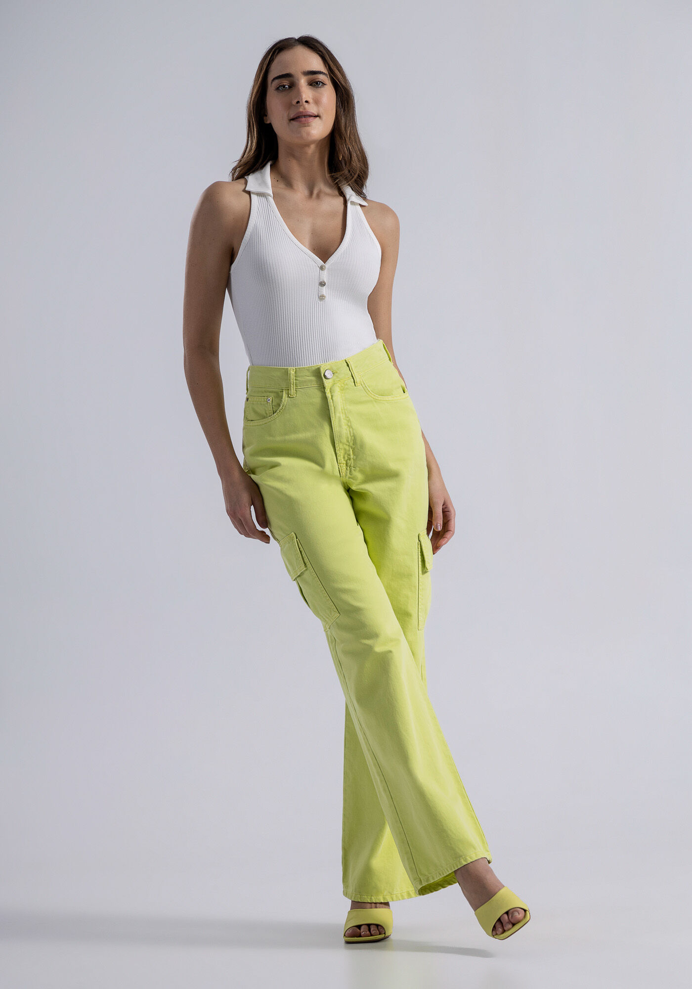 Regata Polo Canelada com Bot&otilde;es, , large.