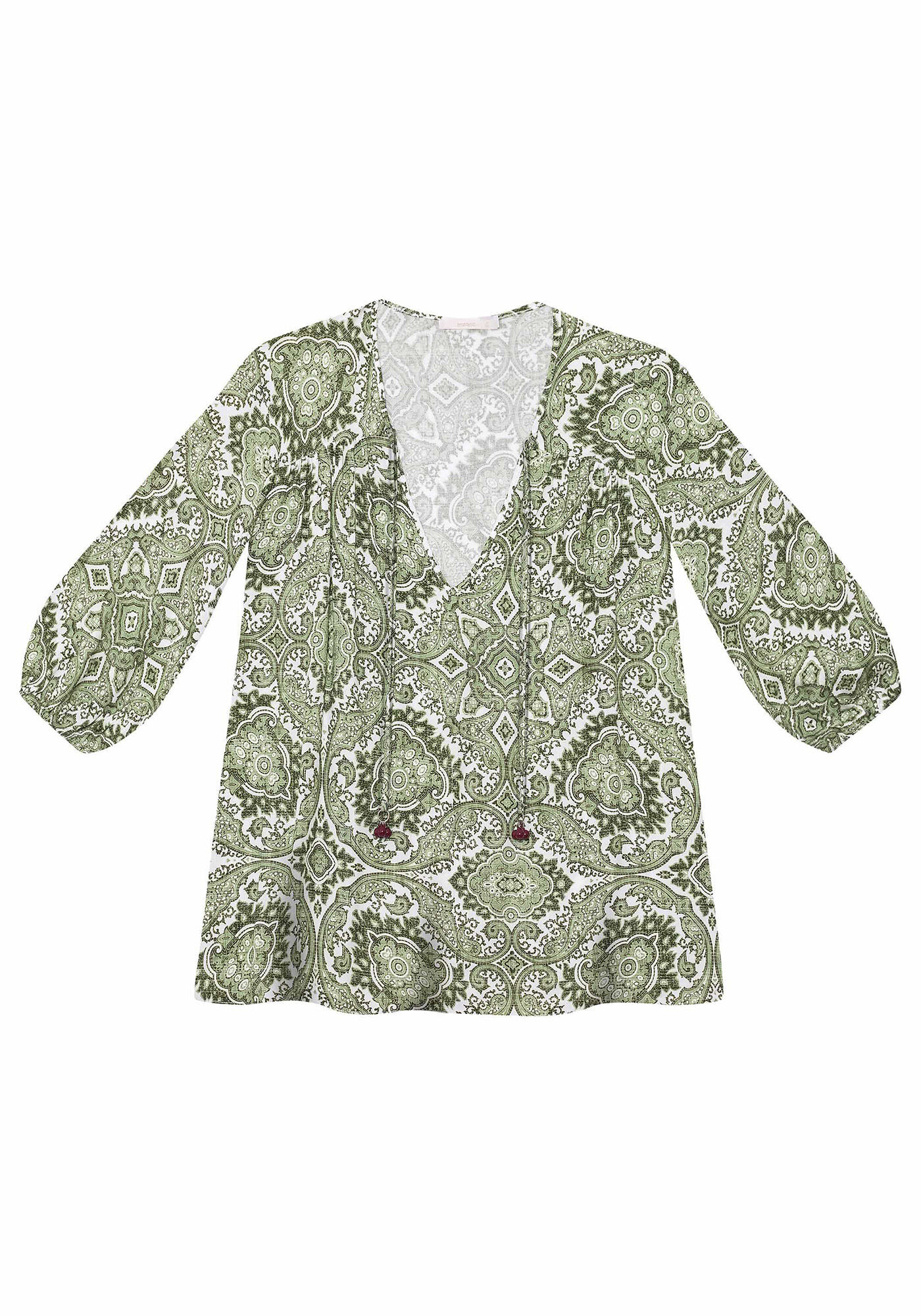 Blusa Manga 3/4 Estampa Acacia, , large.