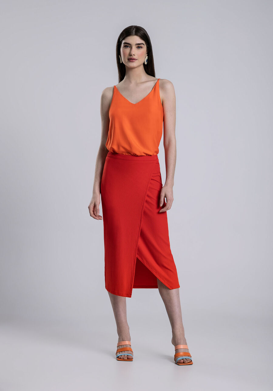 Blusa Alça Fina Decote V Cores, . Blusa Alça Fina Decote V Cores, , large.