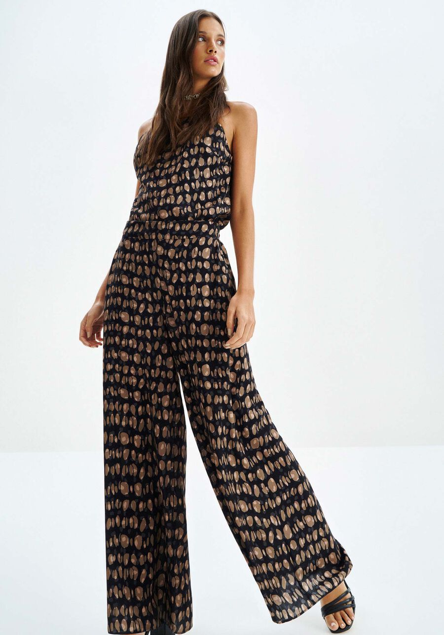 Calça Pantalona em Viscose Estampada, . Calça Pantalona em Viscose Estampada, , large.