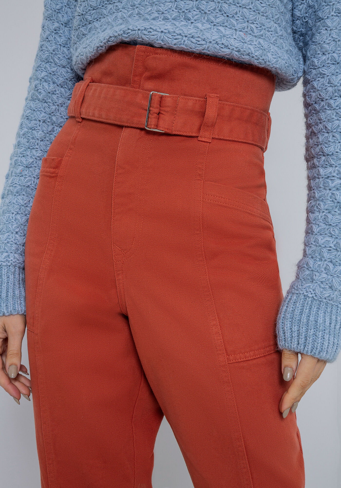 Calca jeans 2025 cintura super alta
