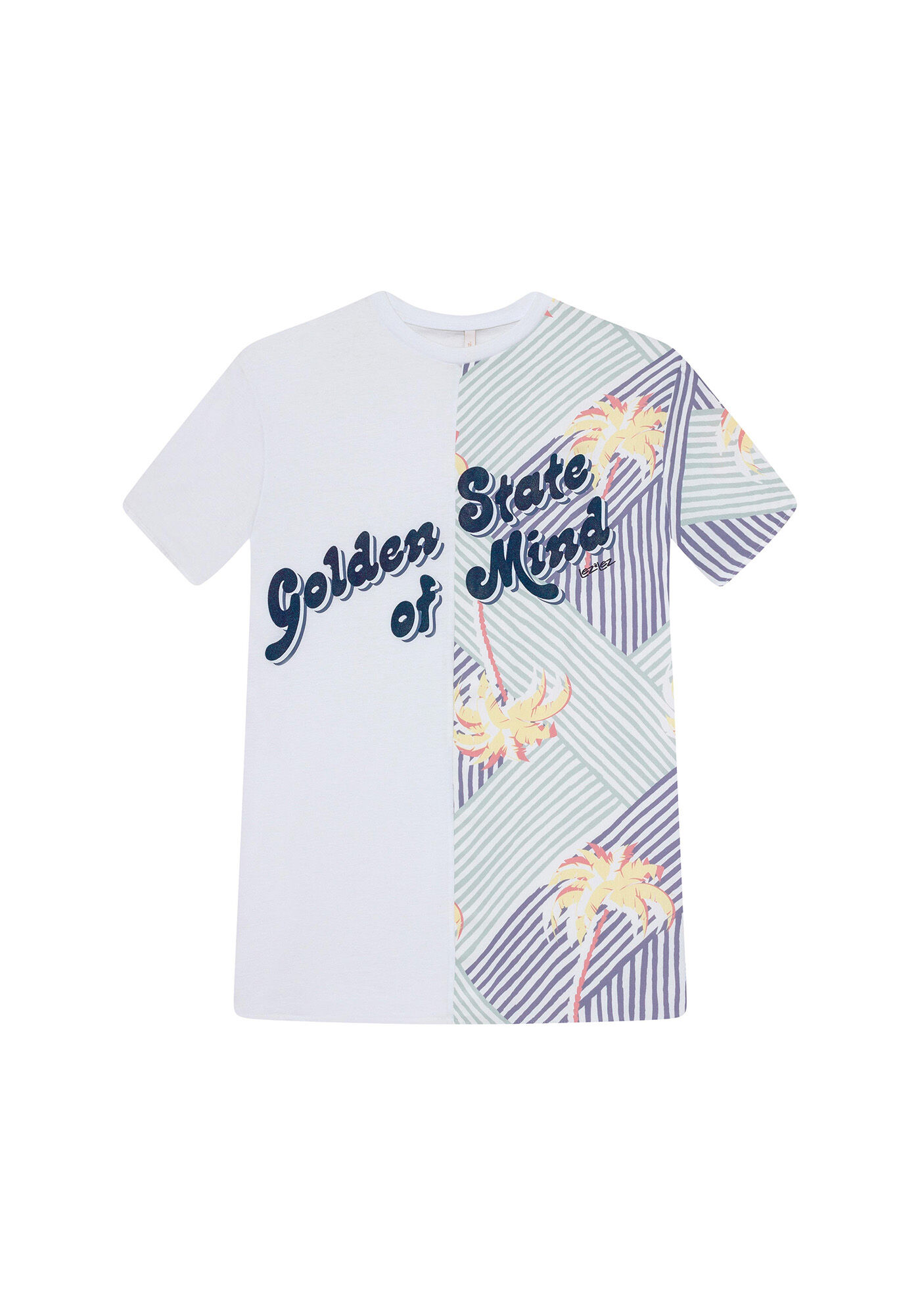 Blusa Recorte Estampa, , large.