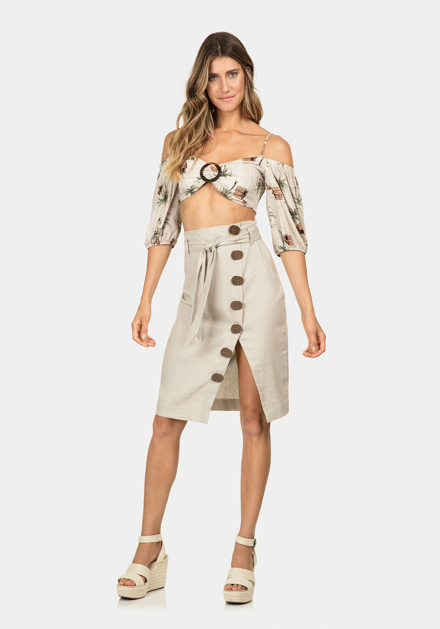 Blusa Ciganinha Cropped, , large.