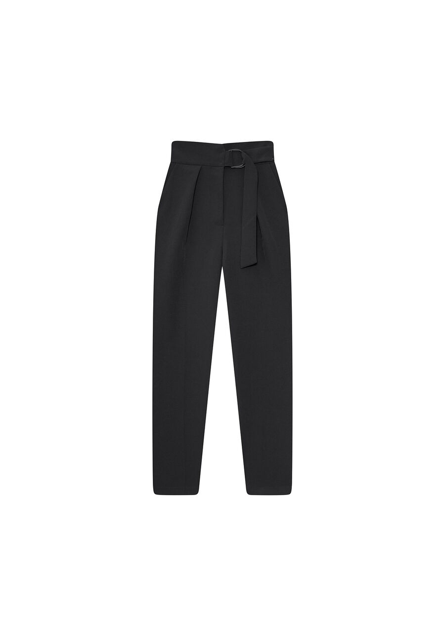 Calça Carrot com Cinto, . Calça Carrot com Cinto, , large.