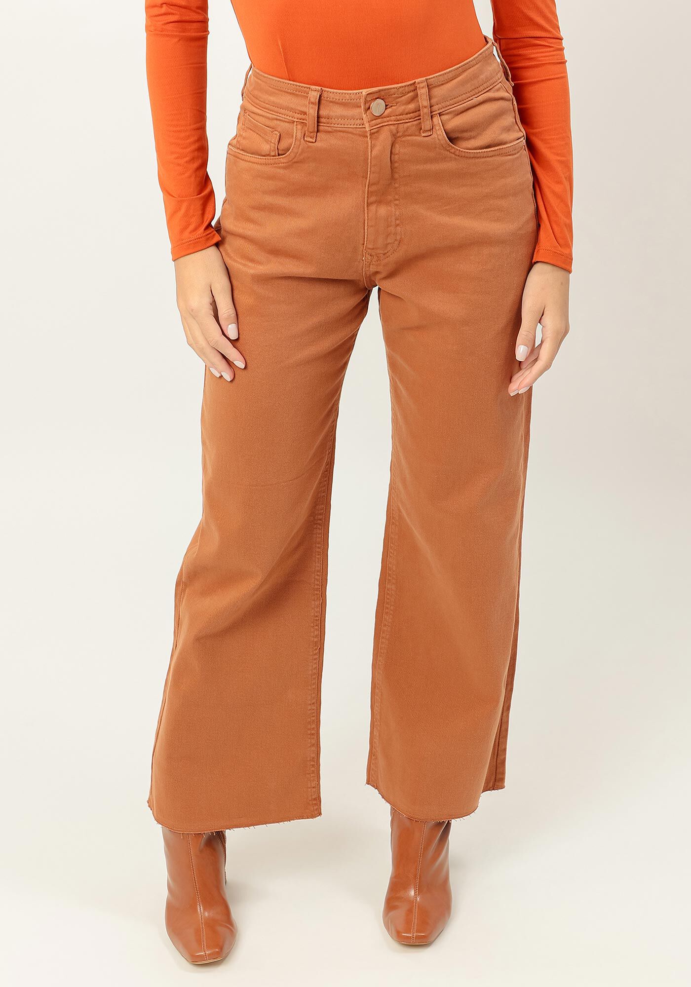 Cal&ccedil;a Sarja Wide Leg Comfort Cropped Super Alta, , large.