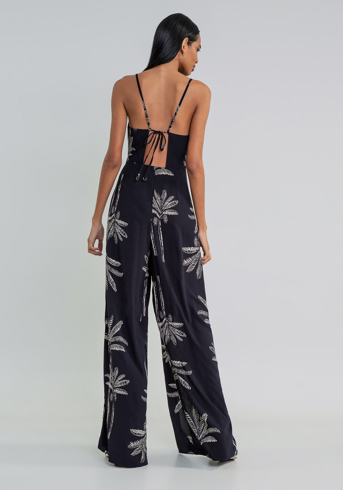 Macac&atilde;o Longo com Fenda Estampa, , large.