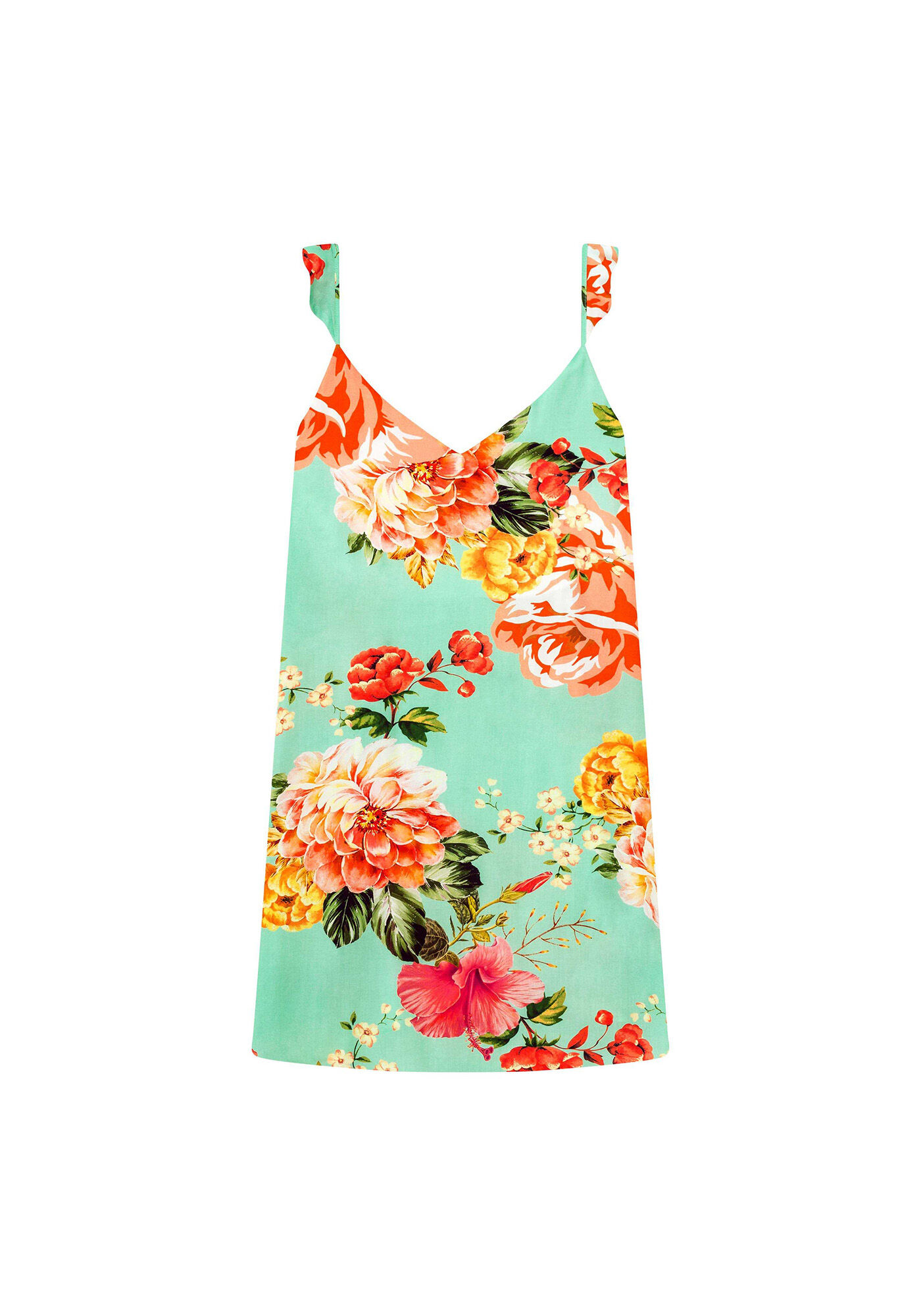 Vestido com Al&ccedil;as Babados Nimbim, , large.