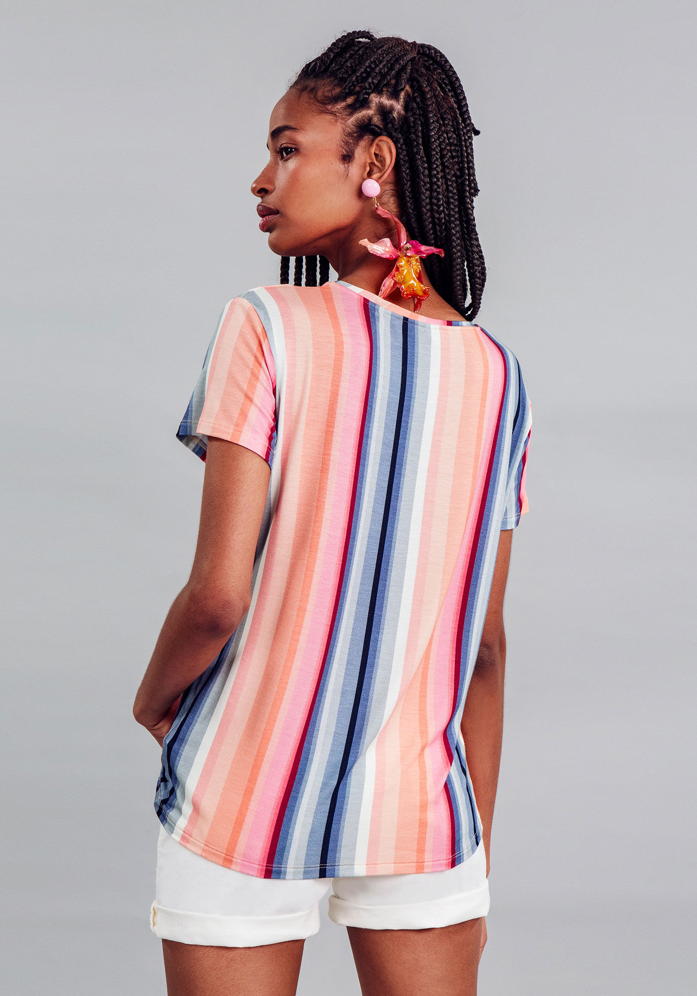 Blusas estampada em malha, , large.