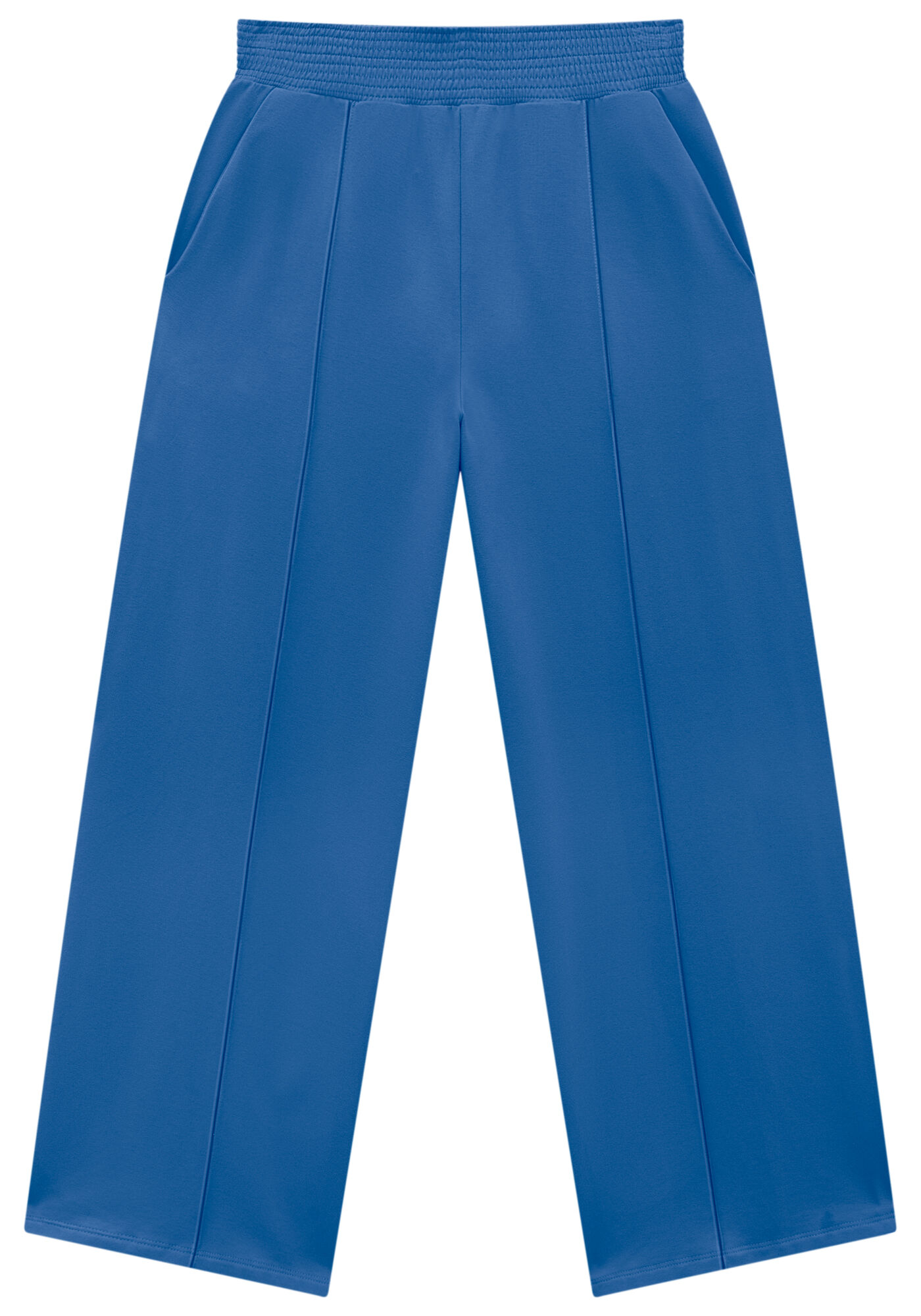 Cal&ccedil;a Reta Molecotton Cintura M&eacute;dia, AZUL TINKER, large.