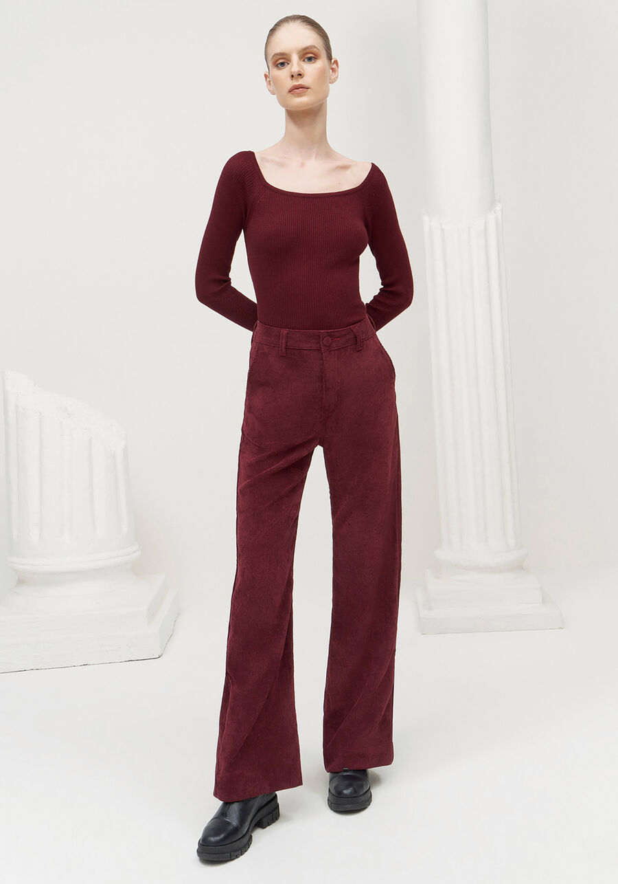 Blusa Manga Longa em Tricô Ombro a Ombro, . Blusa Manga Longa em Tricô Ombro a Ombro, , large.