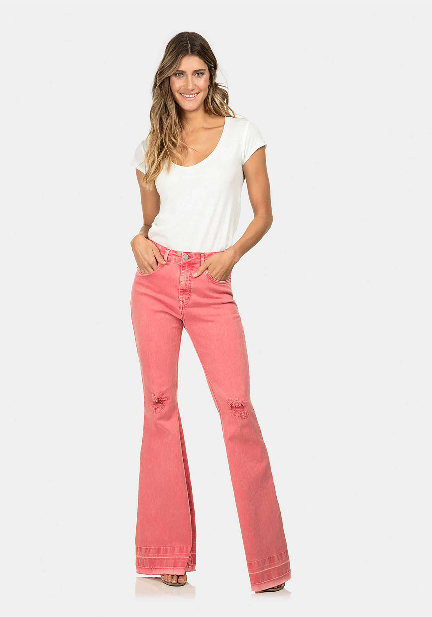 Cal a Super Flare Hot Pant Sarja Lez a Lez