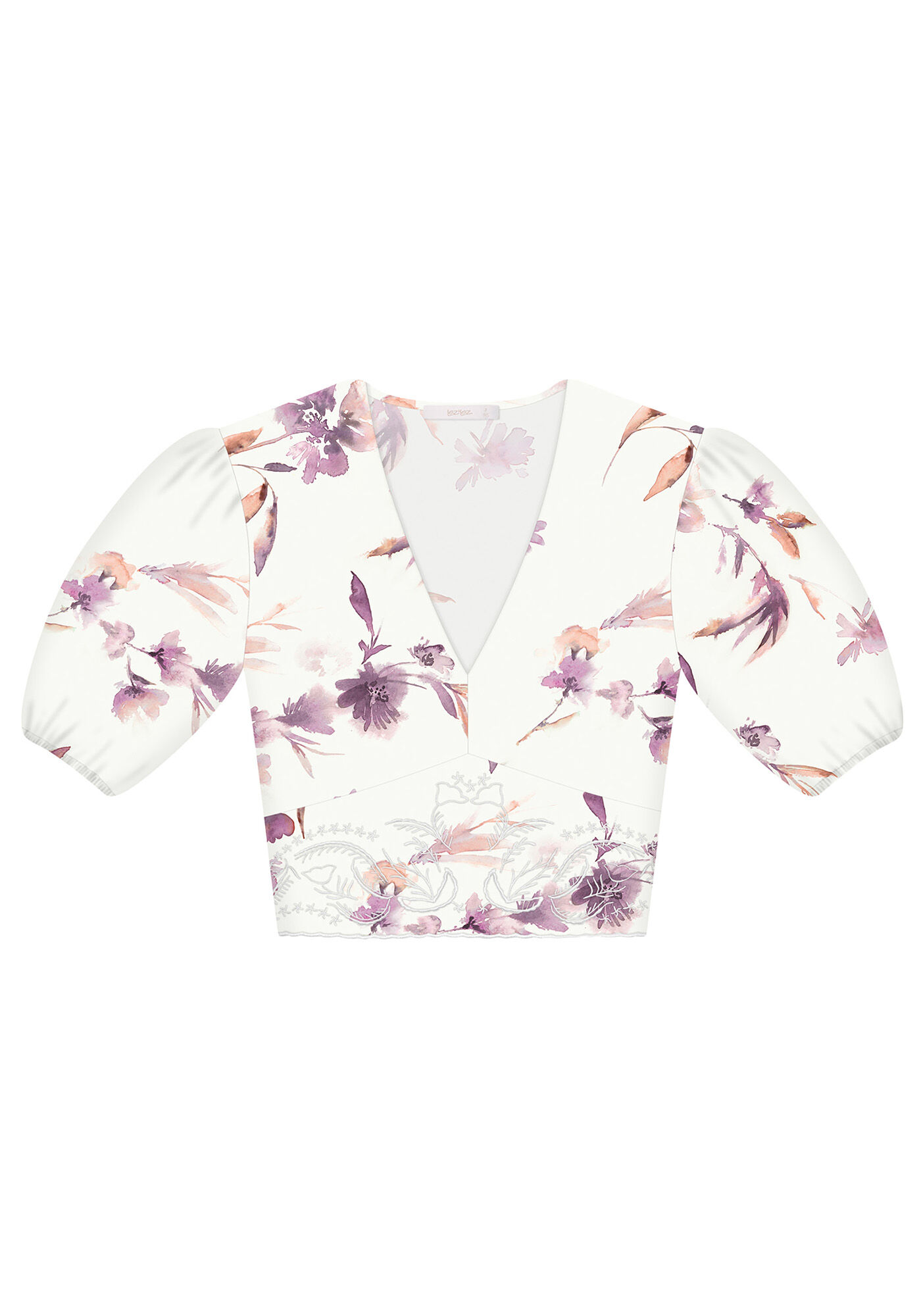 Blusa Tecido Rayon Bali Cropped, , large.