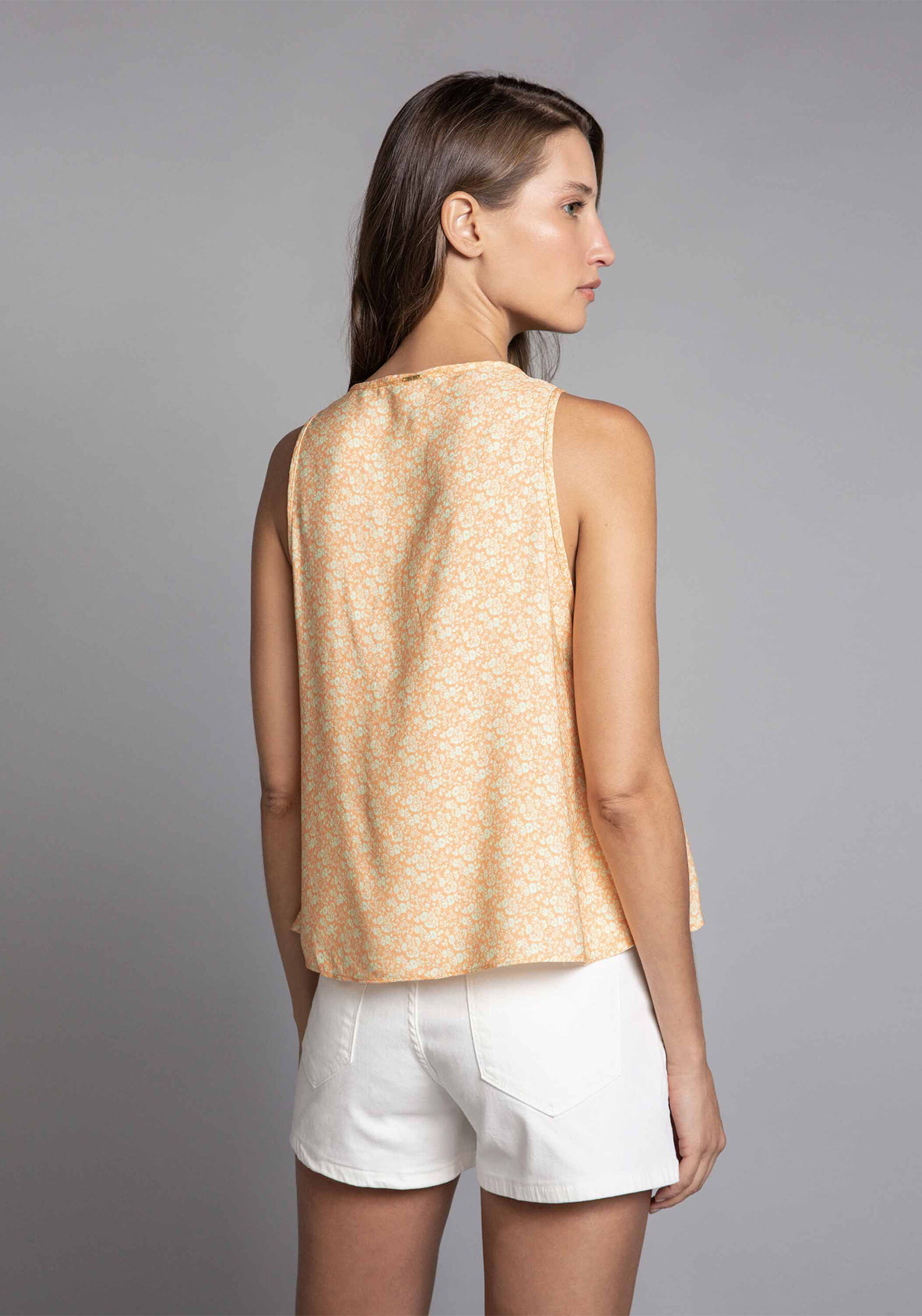 Regata Estampada Tiras, . Regata Estampada Tiras, , large.