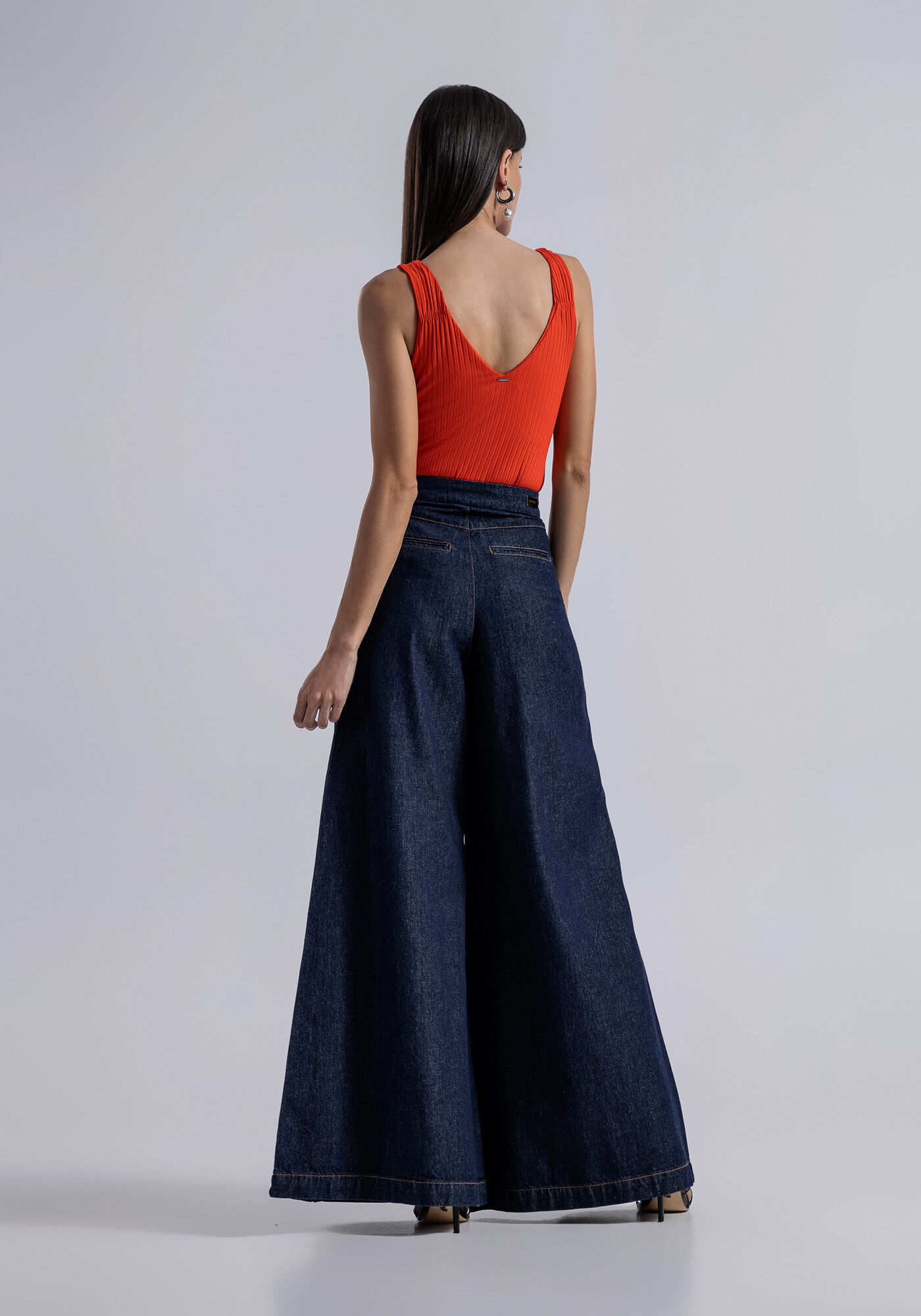 Body com Al&ccedil;as Canelado Decote V, , large.