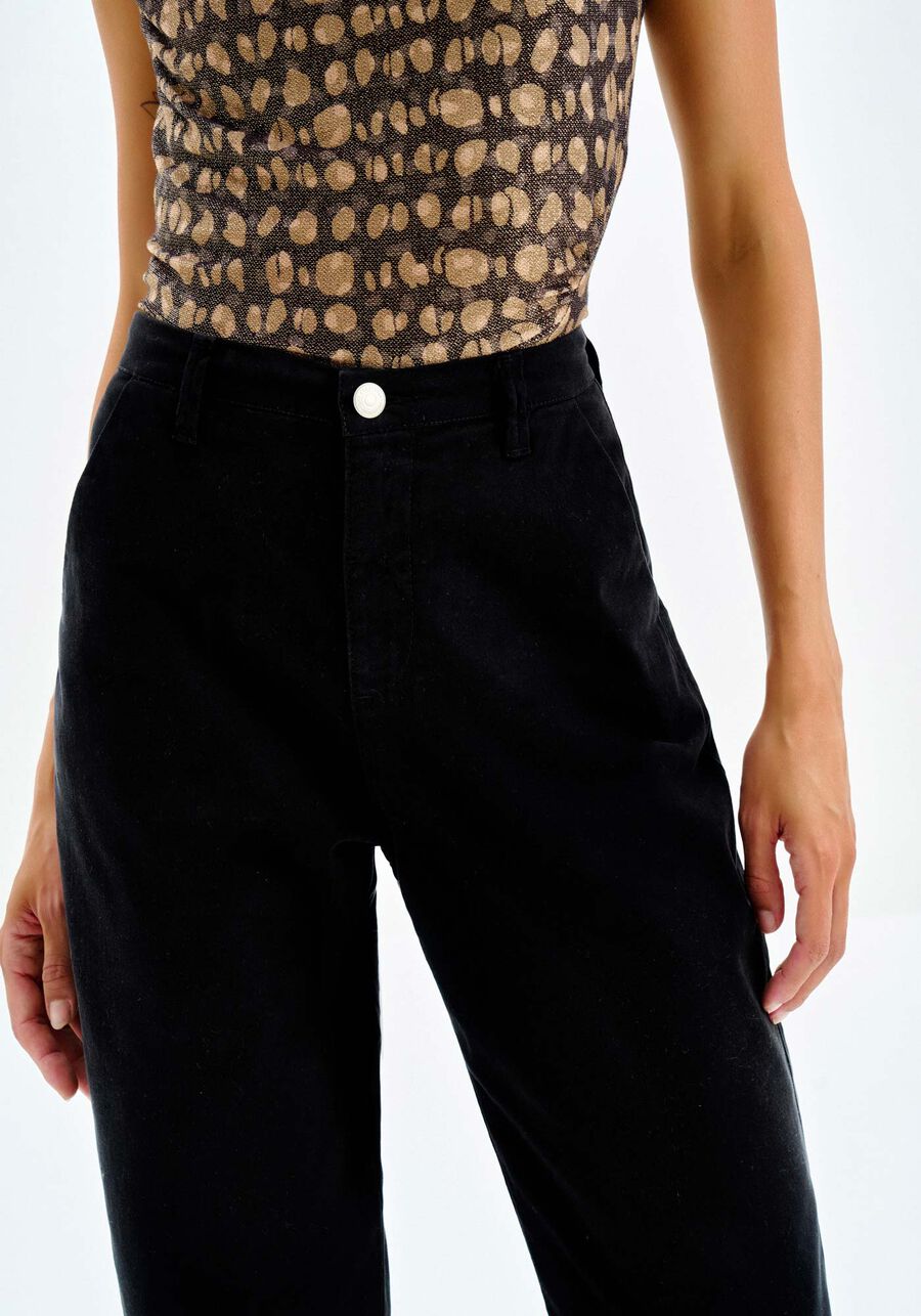 Calça Sarja Slim Cropped Cintura Alta, . Calça Sarja Slim Cropped Cintura Alta, , large.