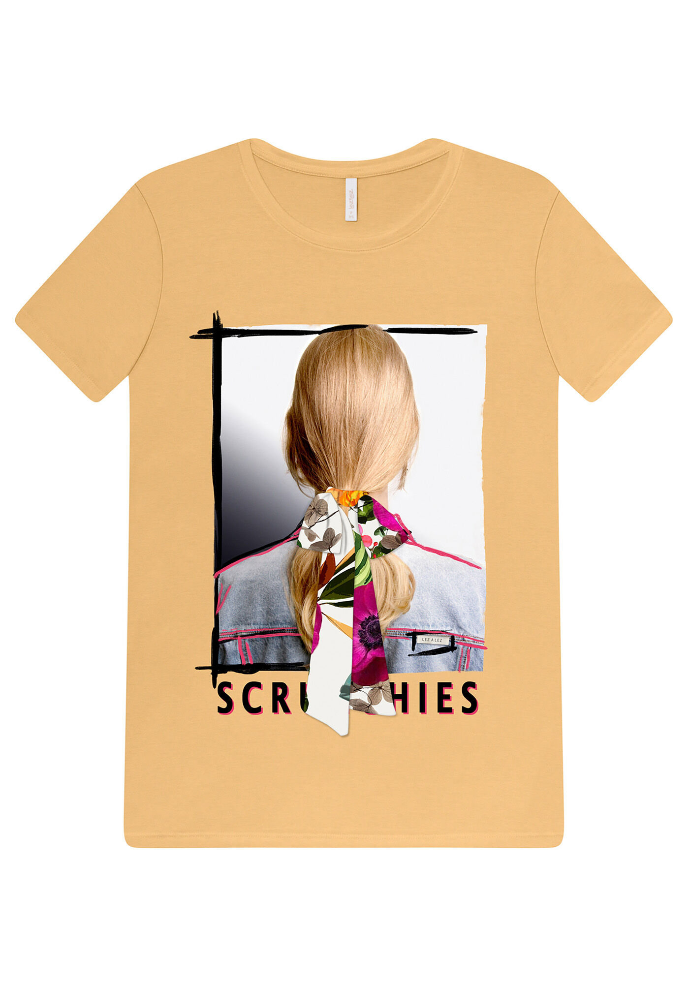 Blusa Meia Malha Forty Bege Muffins, , large.