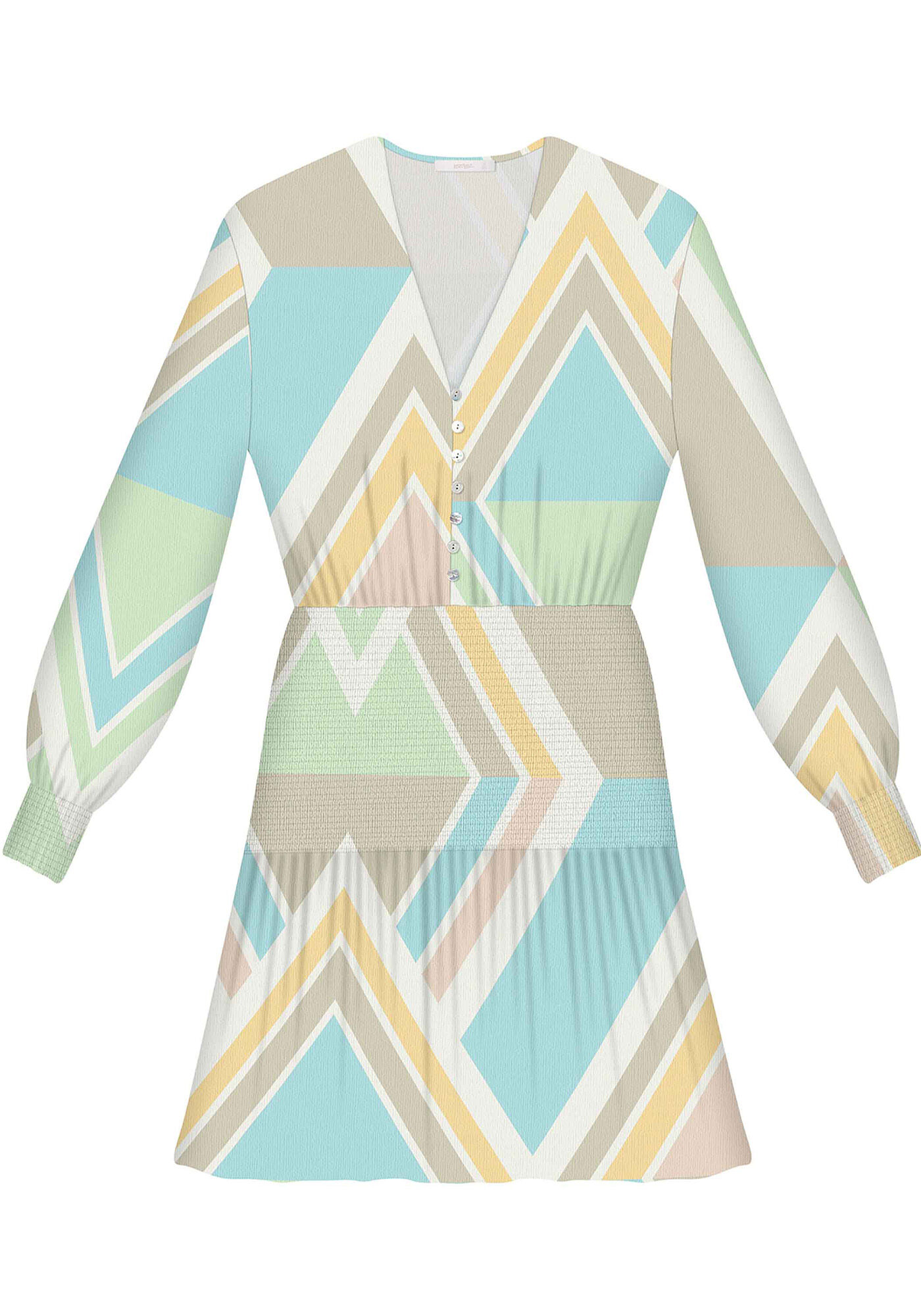 Vestido Tecido Rayon Bali, , large.