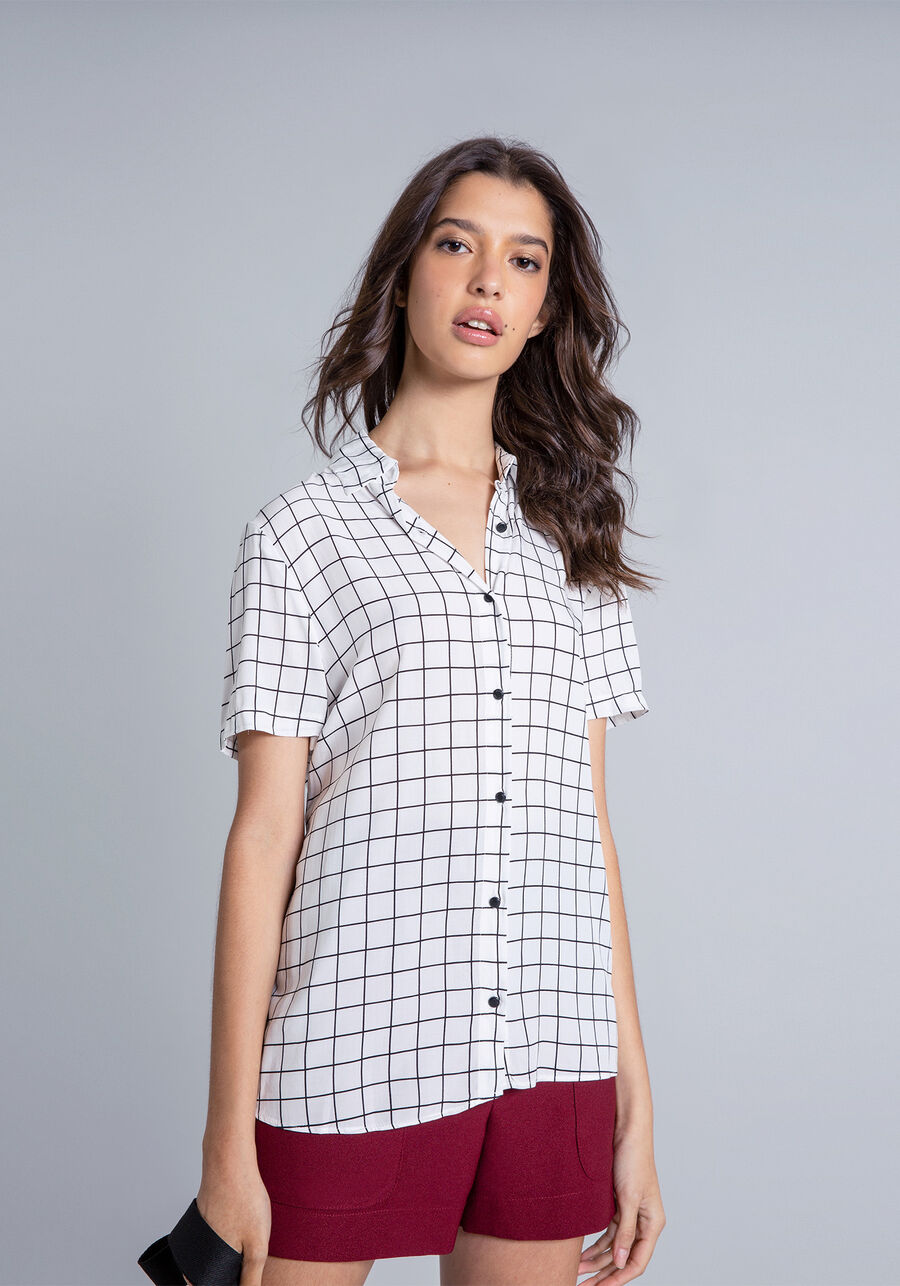 Camisa Manga Curta Estampa, . Camisa Manga Curta Estampa, , large.
