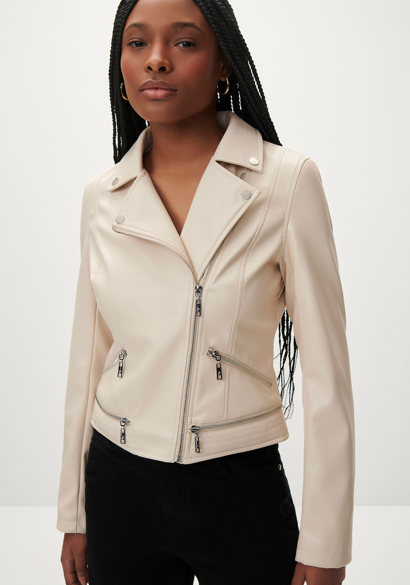 Jaqueta em PU com Zíper | Lez a Lez