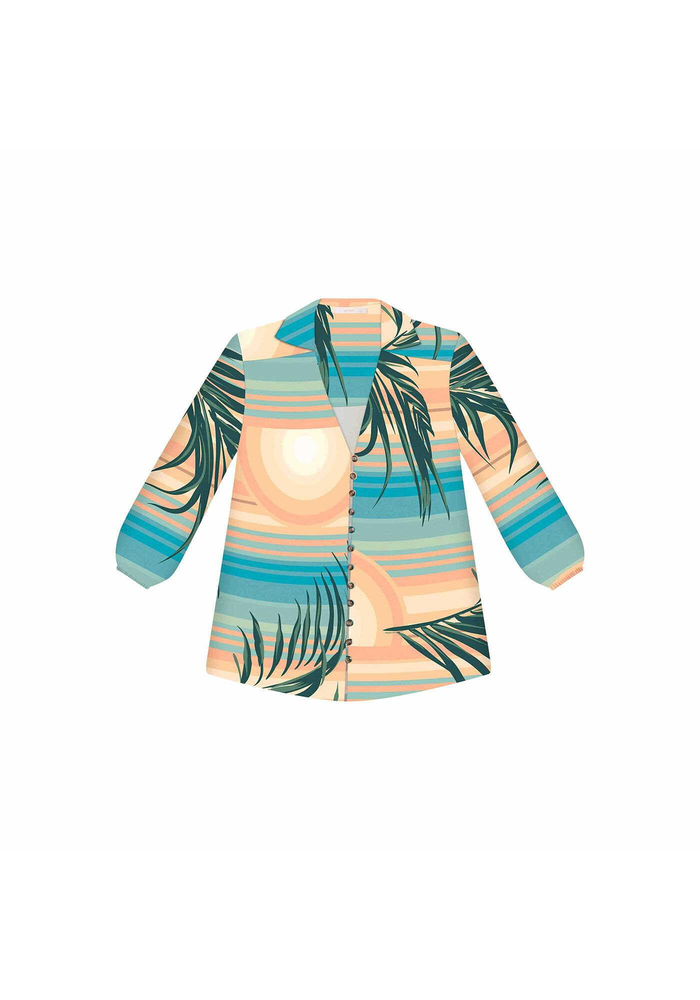 Camisa Manga 3/4 Estampa, , large.