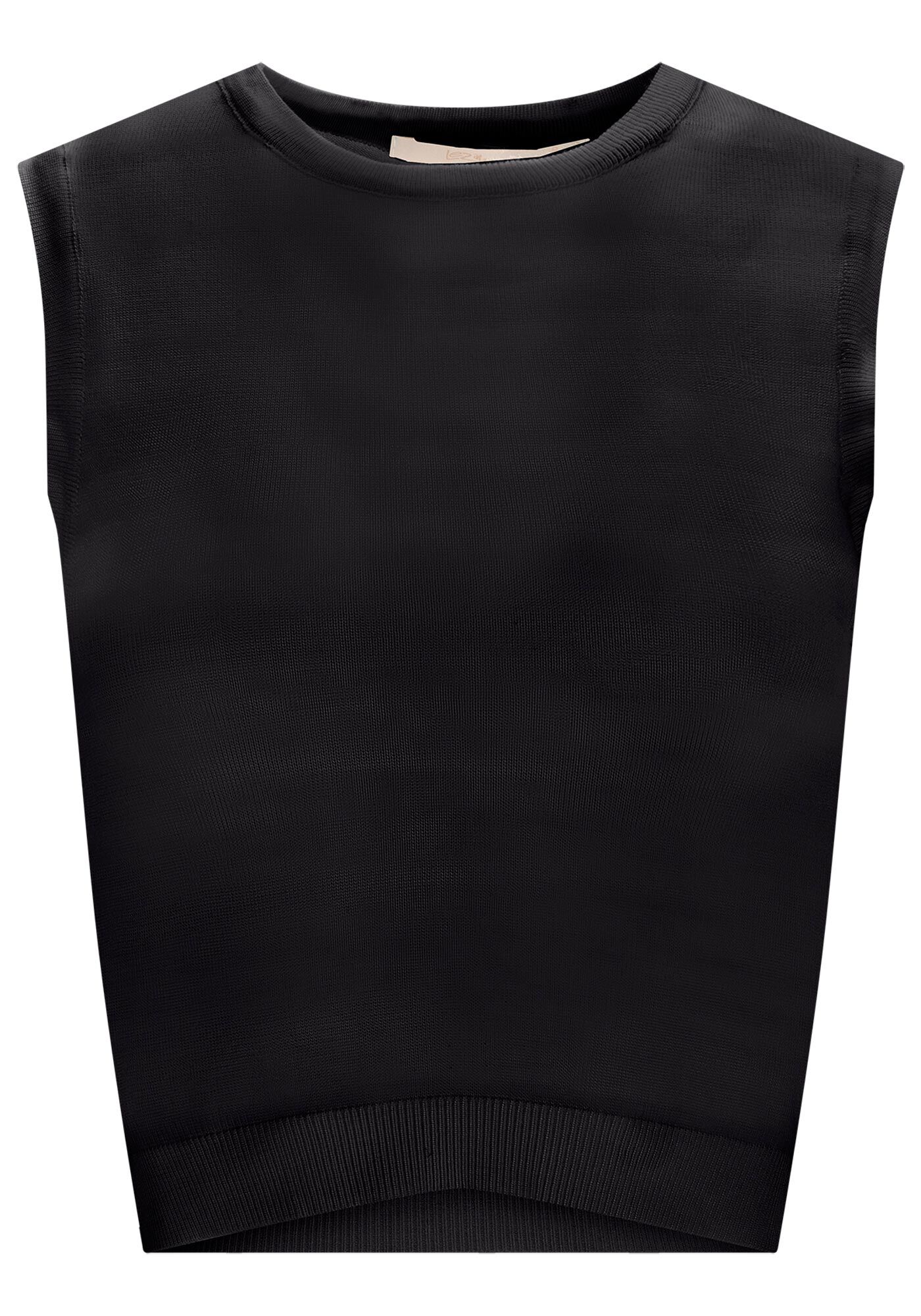 Regata em Tric&ocirc; com Decote Redondo, , large.