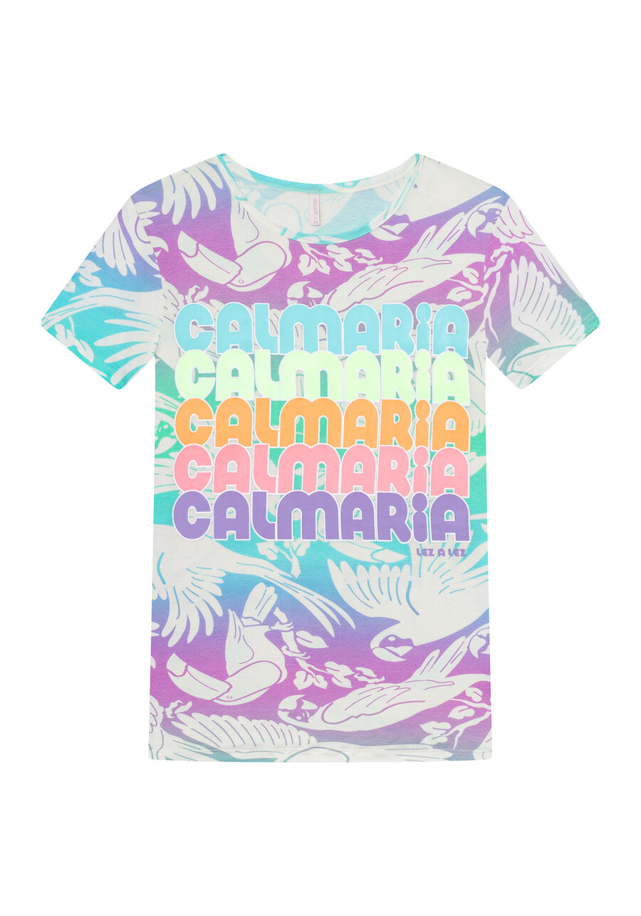 Blusa Manga Curta Estampa, . Blusa Manga Curta Estampa, , large.