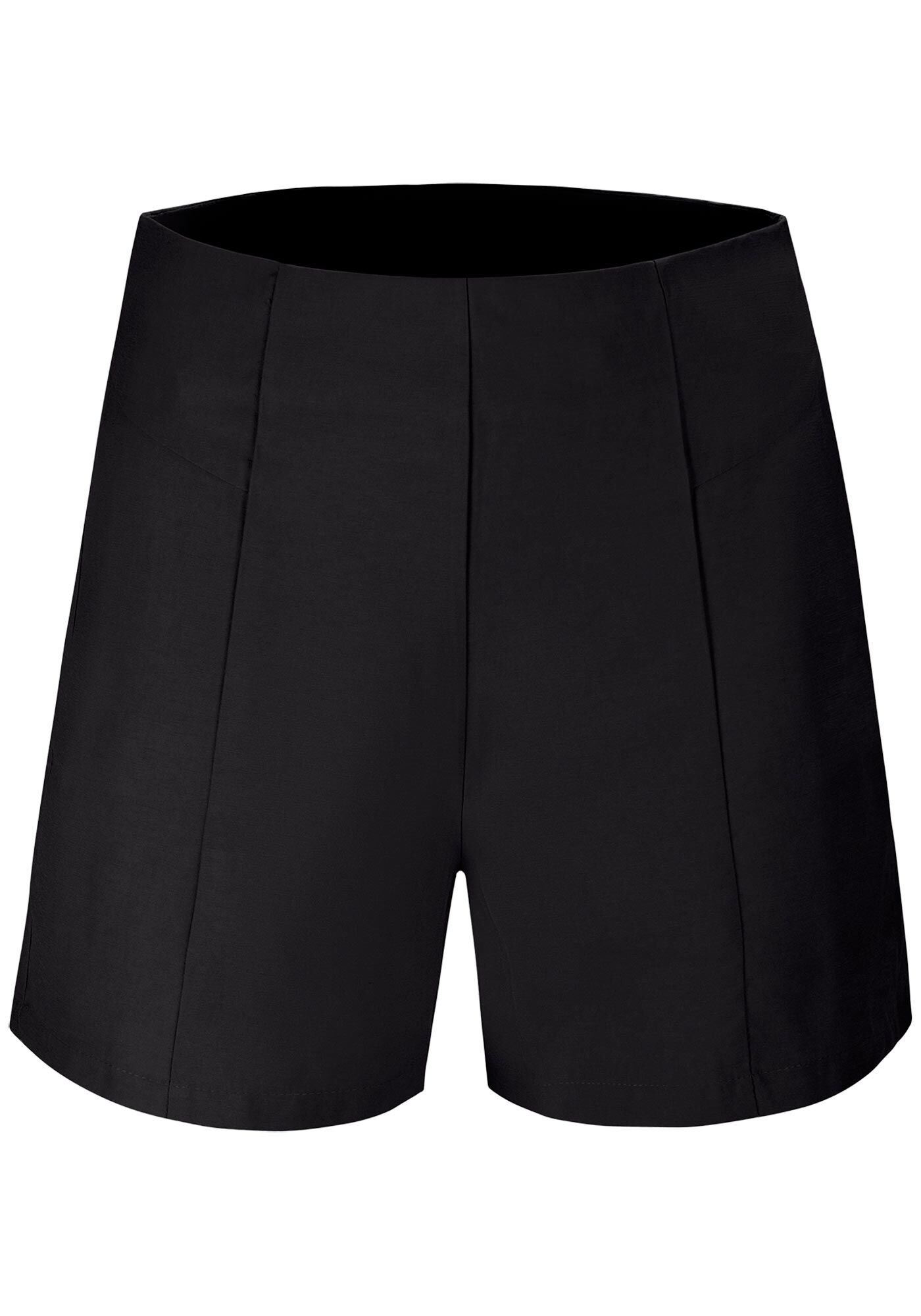 Shorts Cintura Alta Alfaiataria com Bolso, , large.