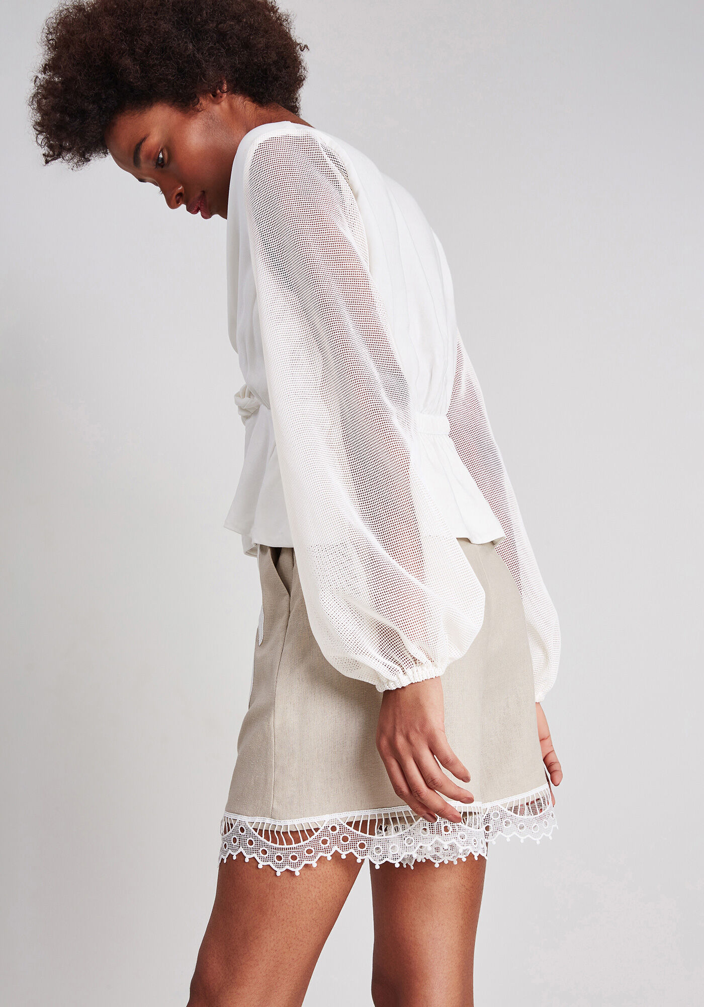 Blusa Manga Longa Bufante Tela, , large.