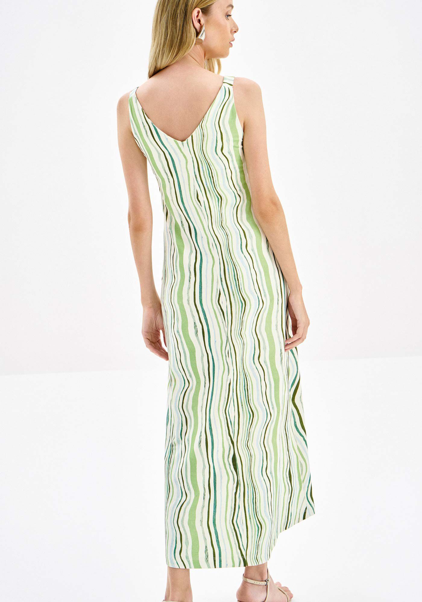 Vestido Midi em Moletom Viscose Estampado, , large.