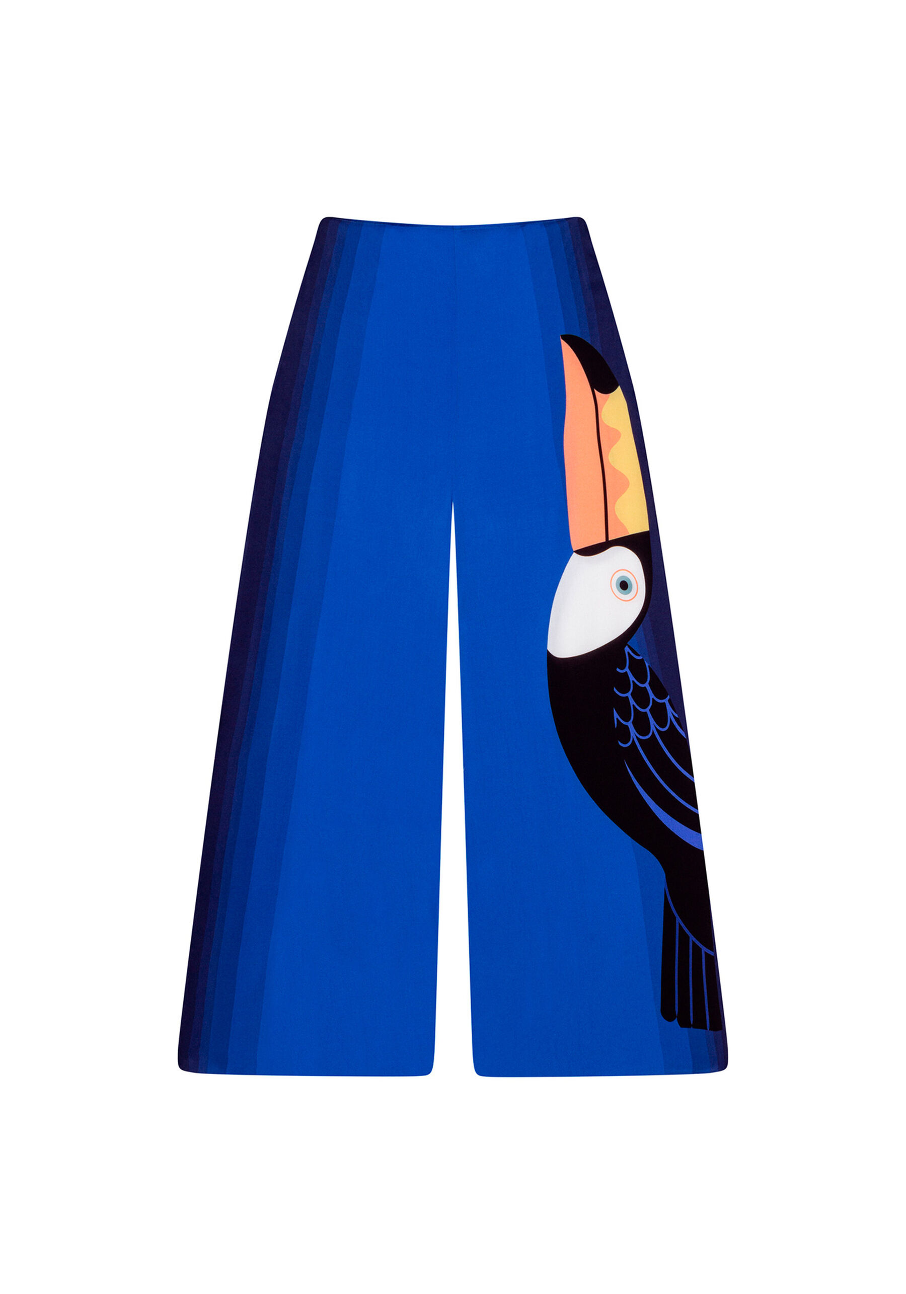 Calça Pantacourt Estampa, CEU. Calça Pantacourt Estampa, CEU, large.