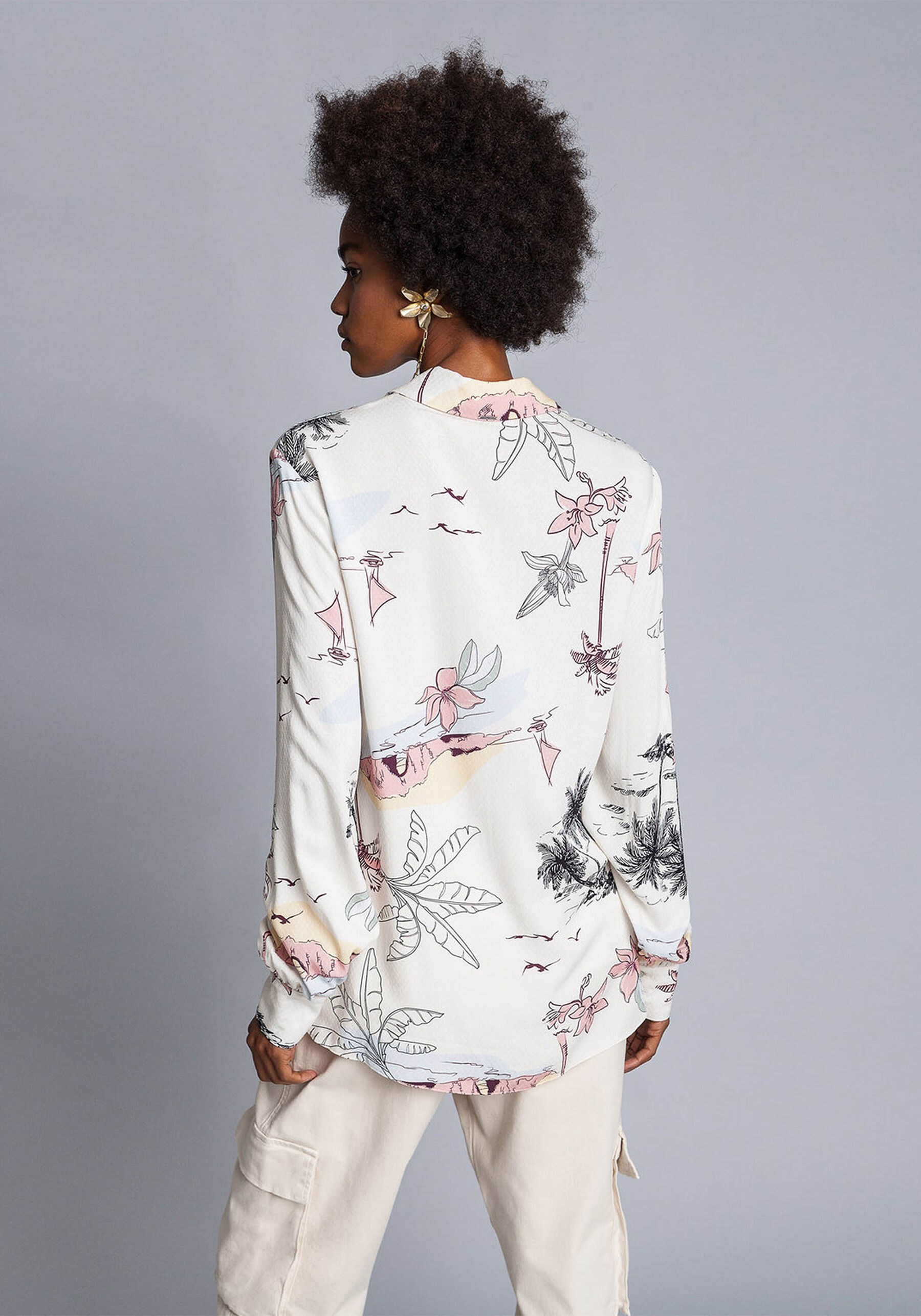 Camisa Manga Longa Estampa, . Camisa Manga Longa Estampa, , large.