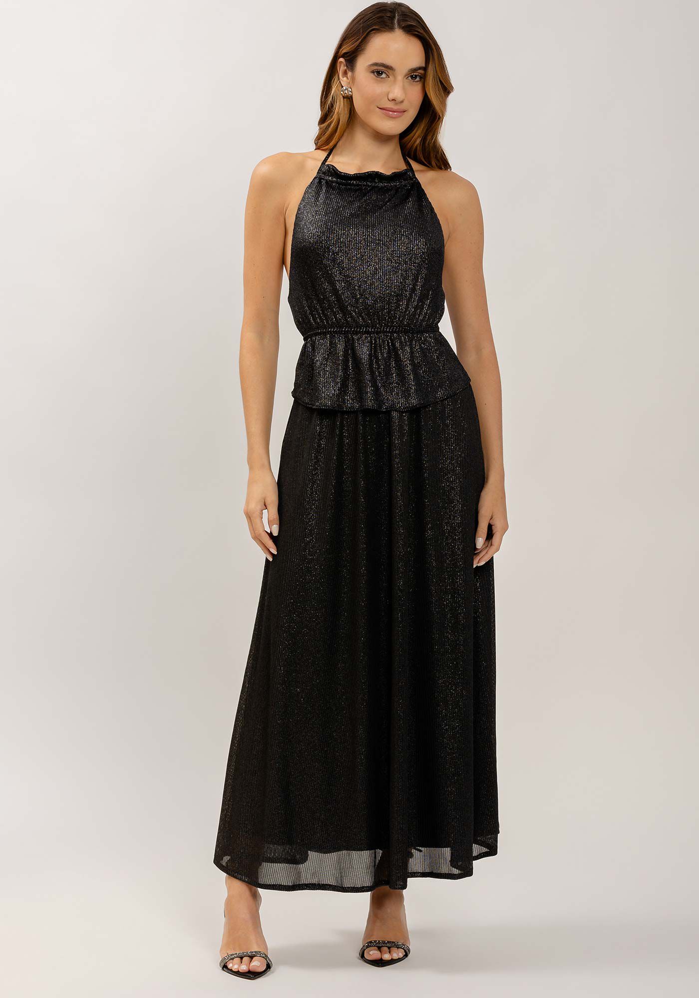 Blusa Frente &Uacute;nica Canelada com Babado, , large.