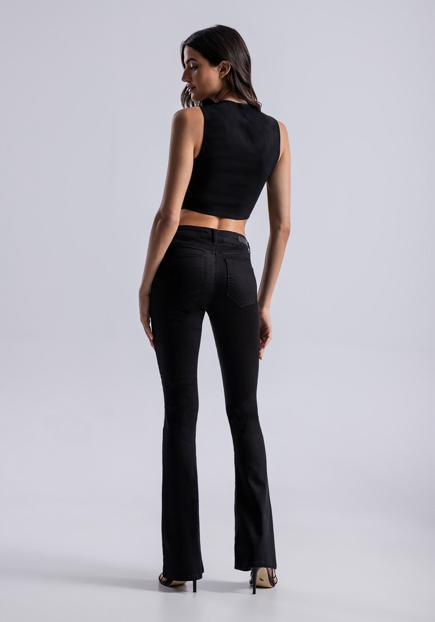 Blusa Cropped em Tecido New Bengaline Corset, , large.