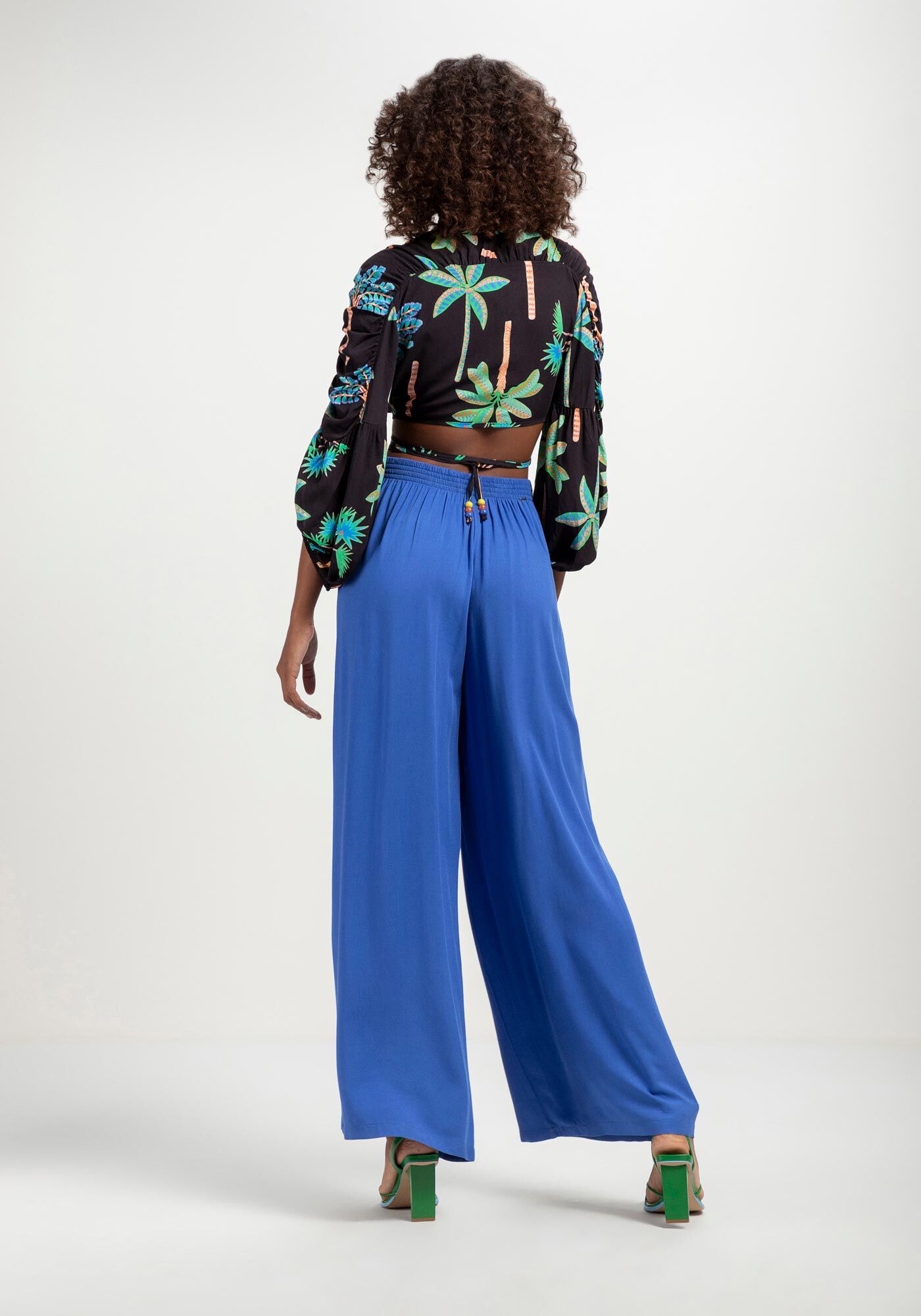Pantalona shop com salto