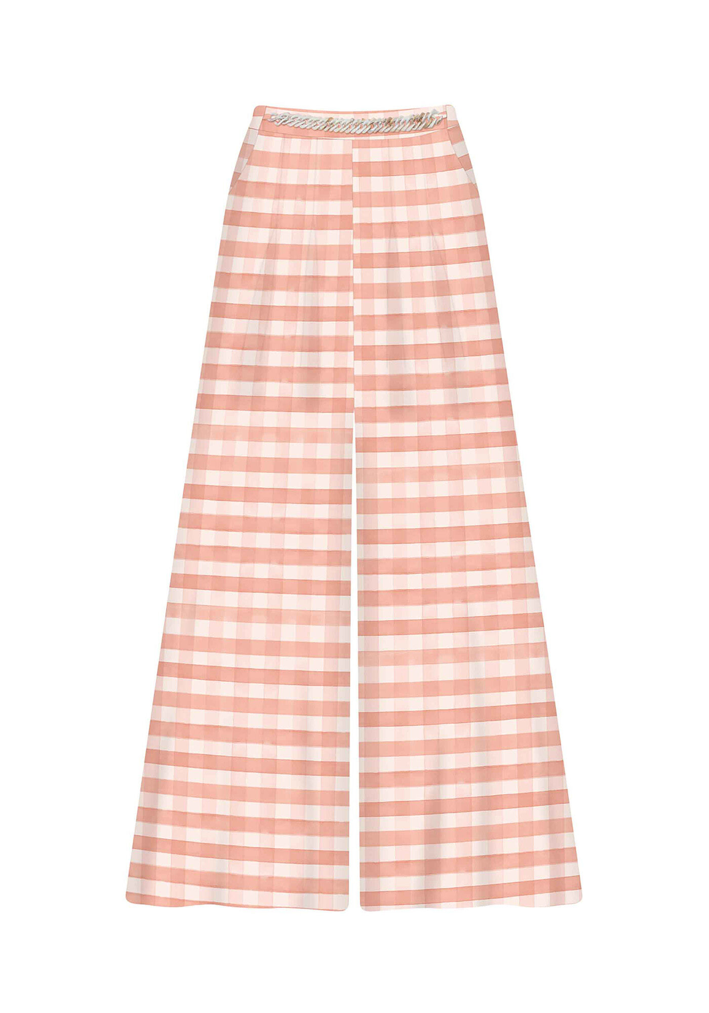 Cal&ccedil;a Tecido Pantalona Ladrilhos, , large.