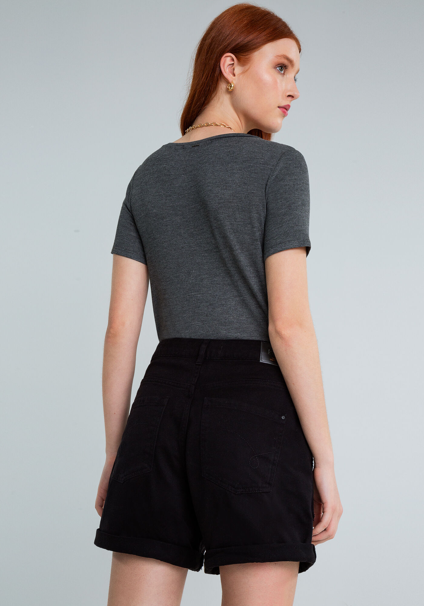 Bermuda Jeans Boyfriend Venice, , large.