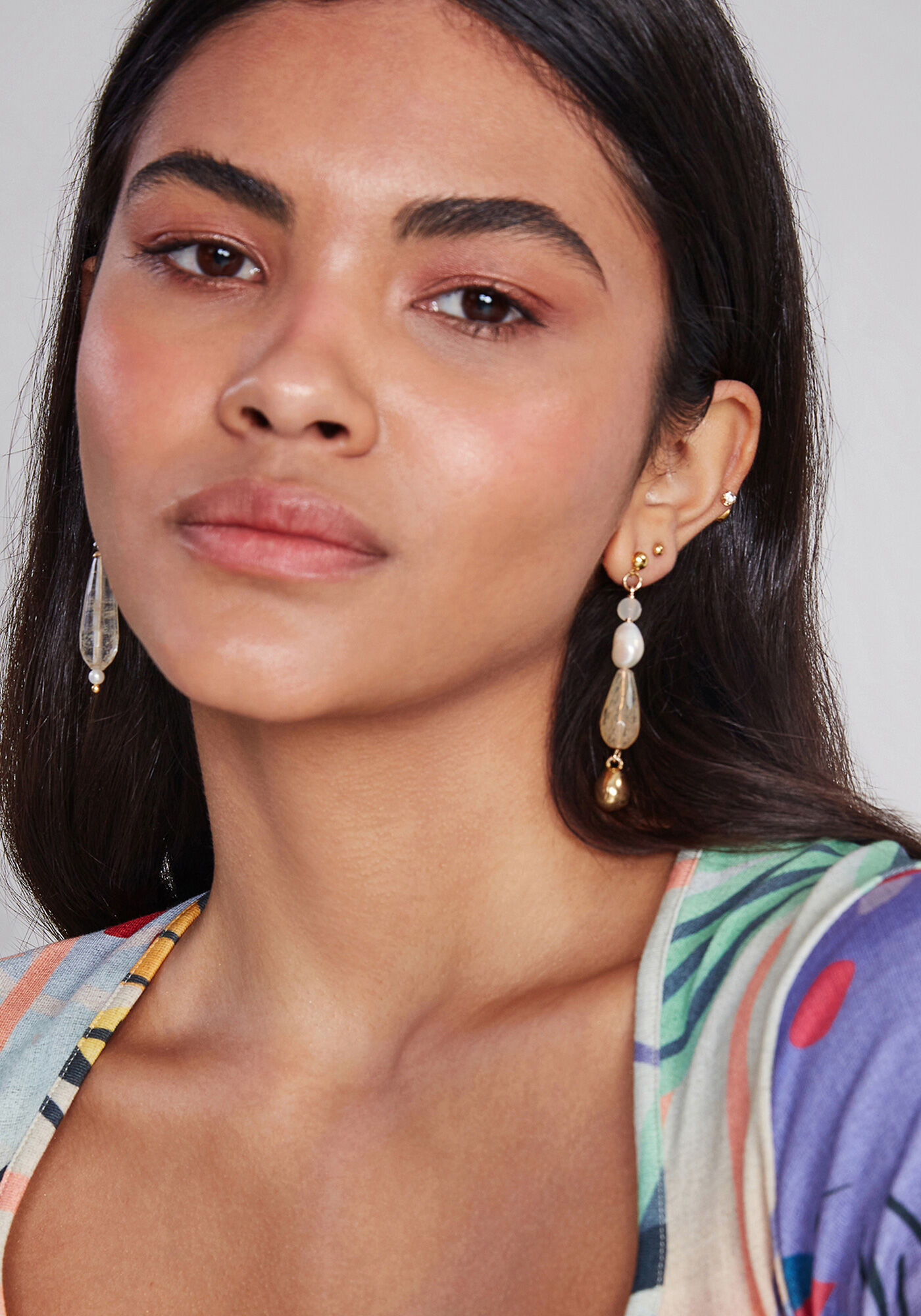 Vestido Curto Justo Estampa, , large.