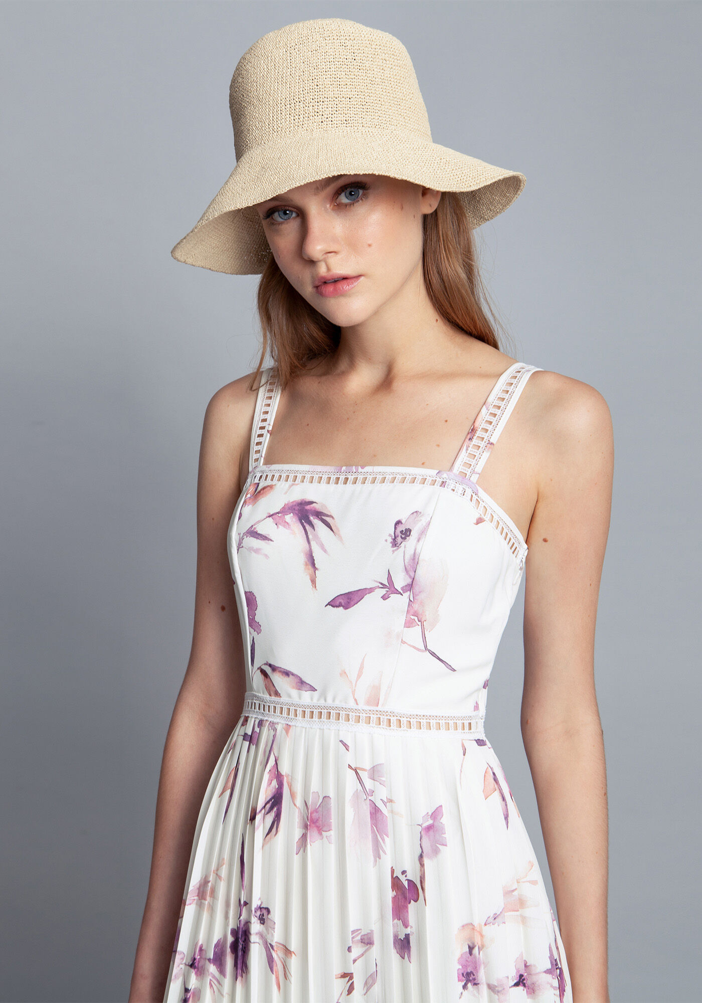 Vestido Tecido Poly Marocain Cha, , large.