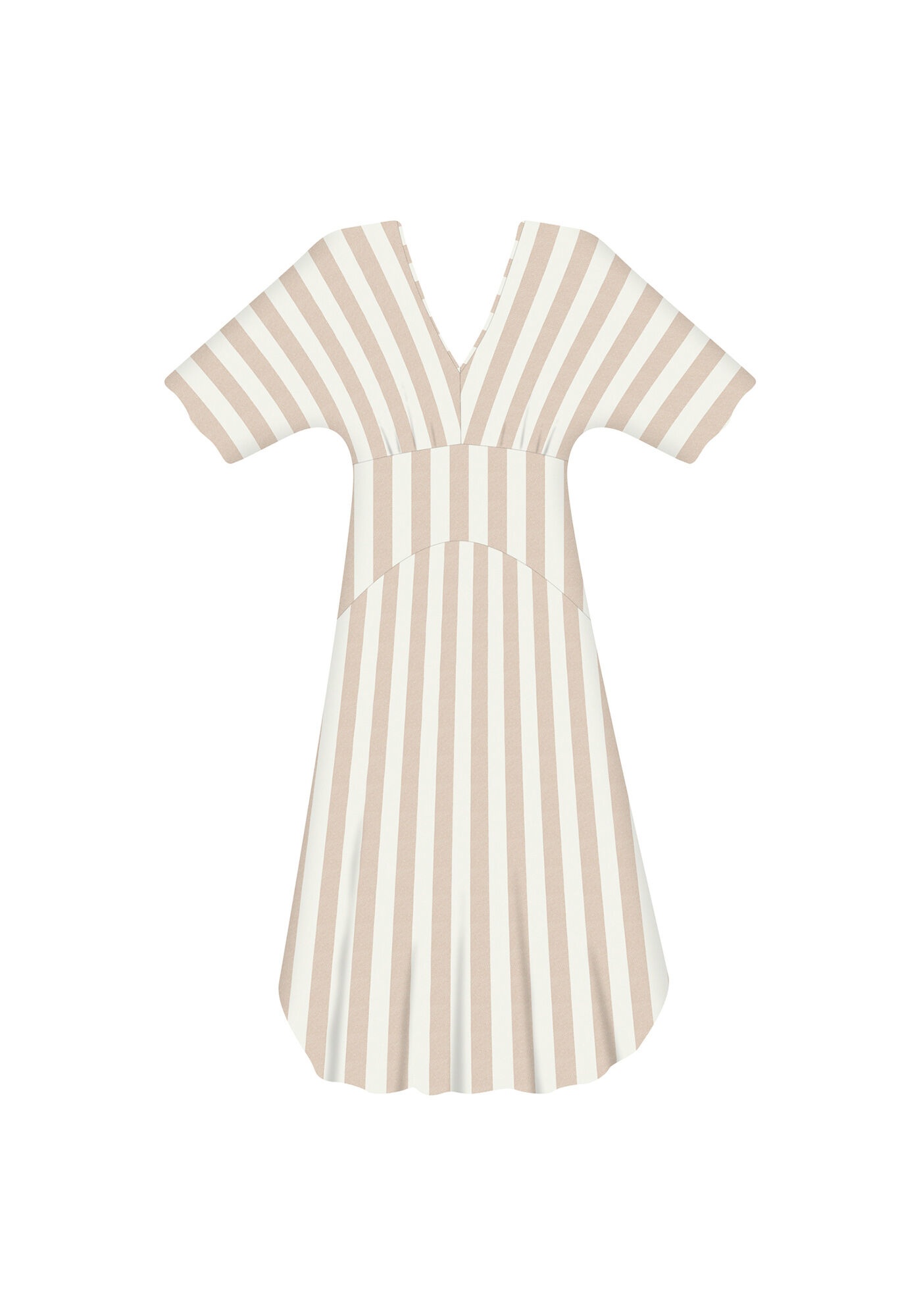 Vestido M&iacute;di Fenda Lateral, , large.