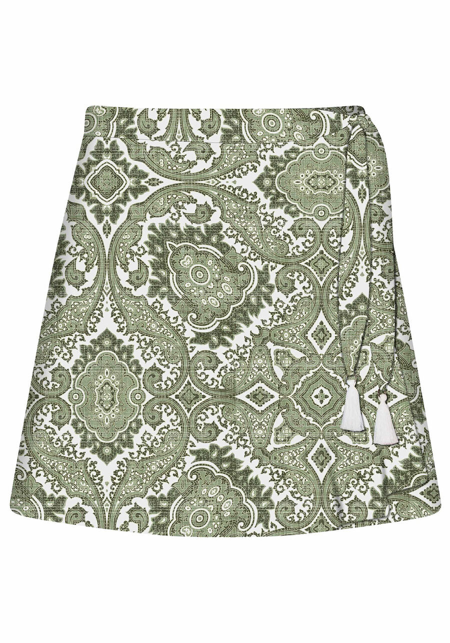 Saia Transpassada Estampa, . Saia Transpassada Estampa, , large.