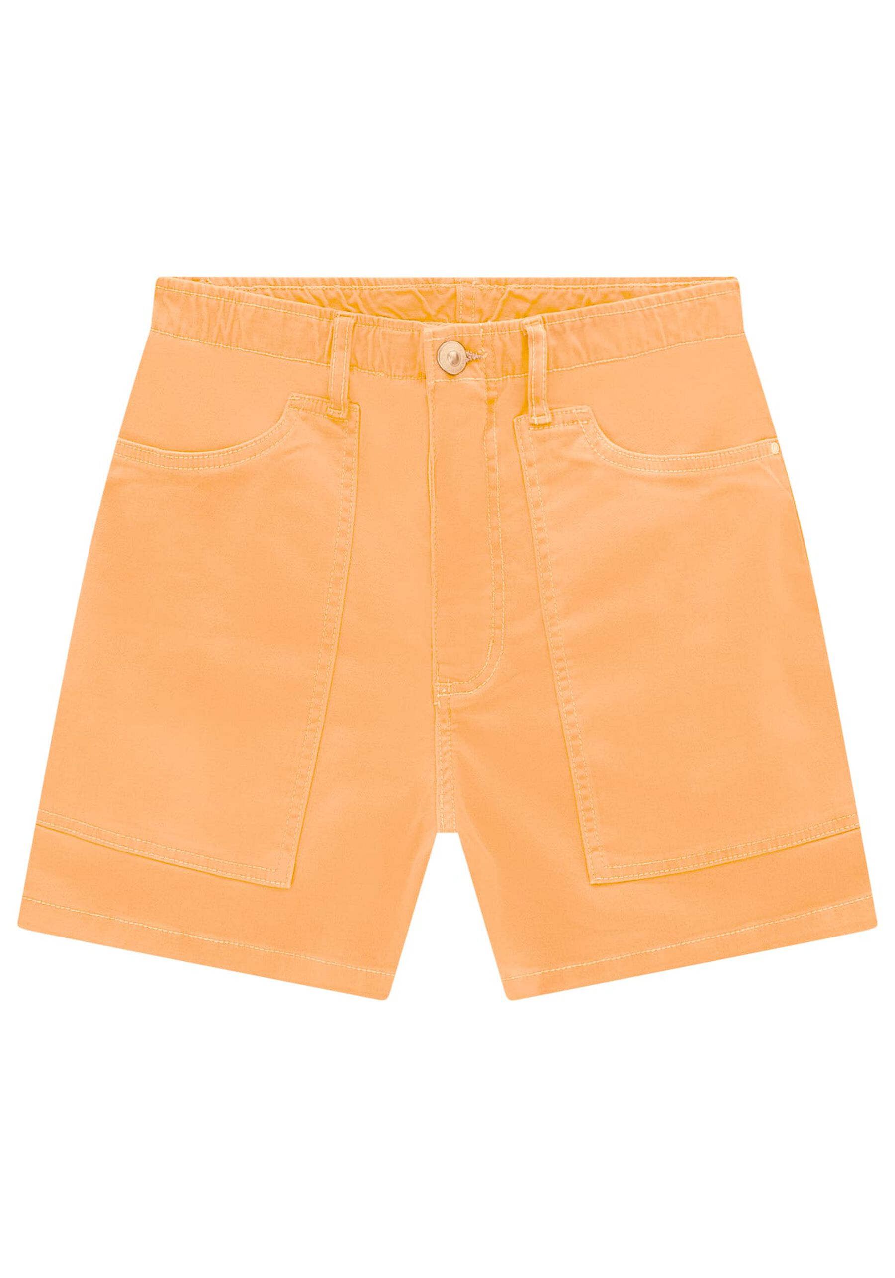 Shorts Sarja com Cintura Super Alta, . Shorts Sarja com Cintura Super Alta, , large.