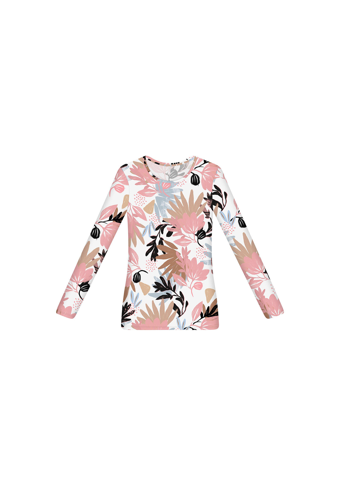 Blusa Manga Longa Estampada, , large.