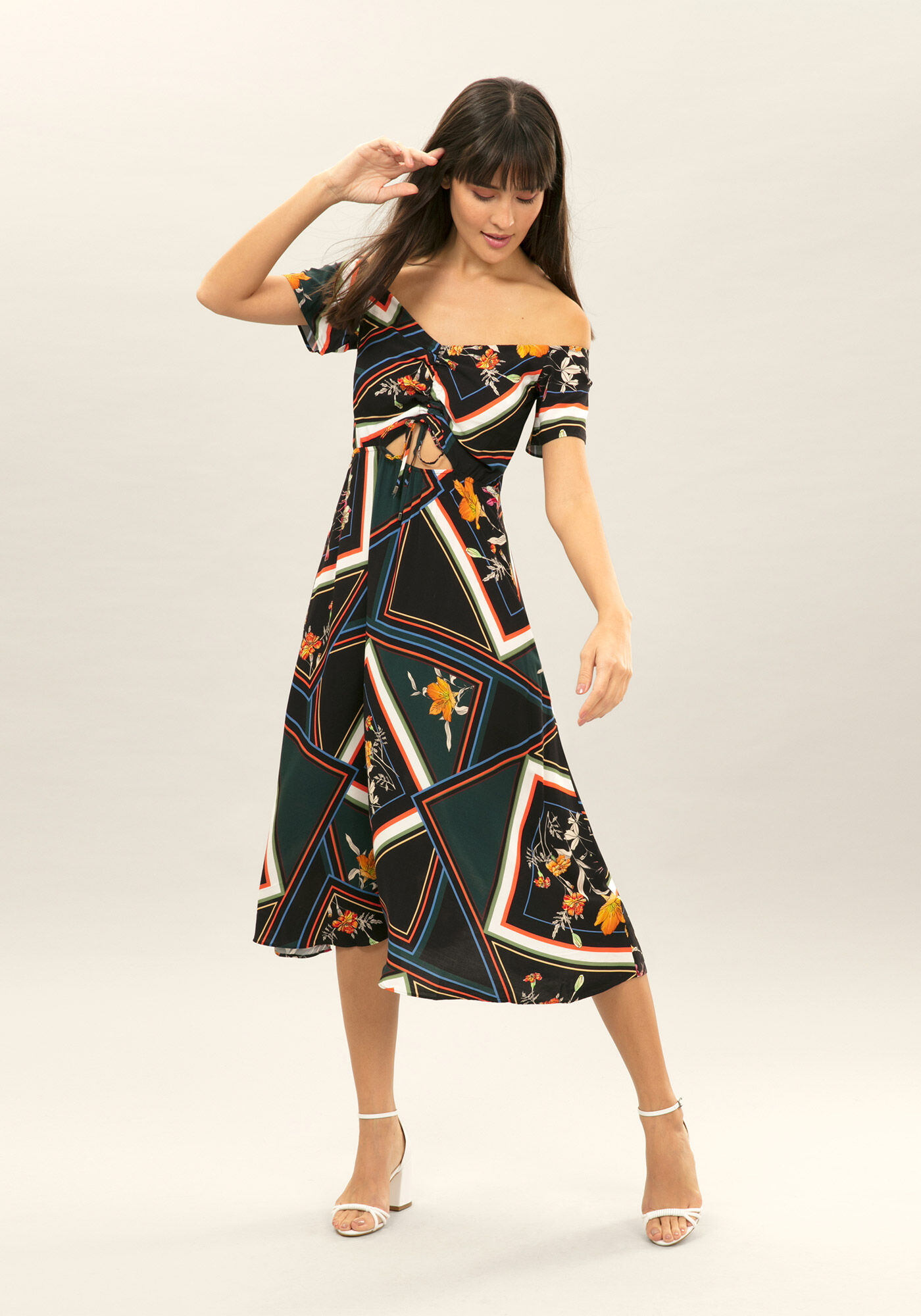 Vestido M&iacute;di Ombro a Ombro, , large.