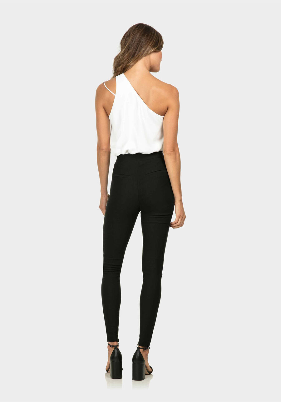 Calça Cintura Alta Preto Reativo, . Calça Cintura Alta Preto Reativo, , large.