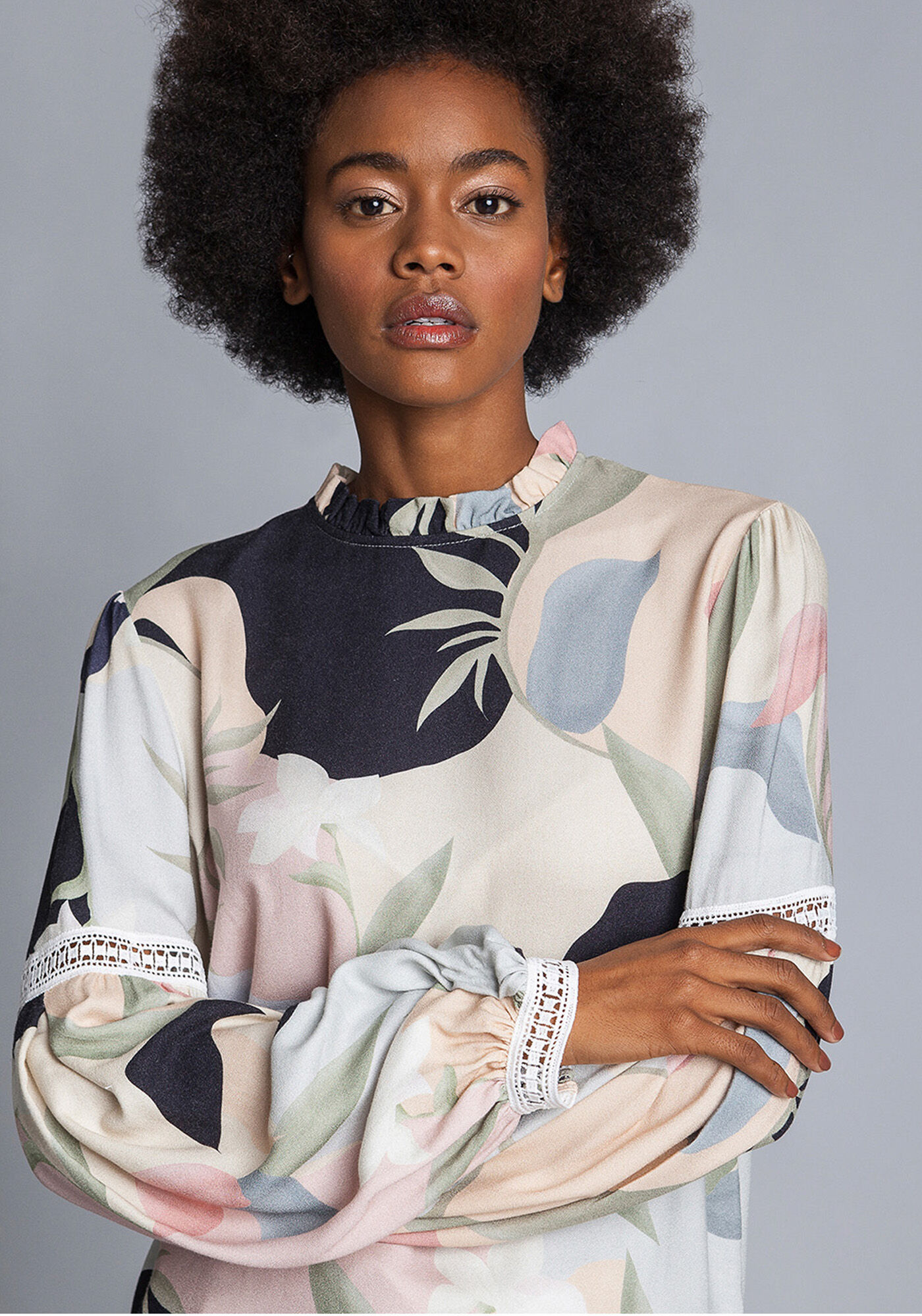 Blusa Manga Longa Detalhe, , large.