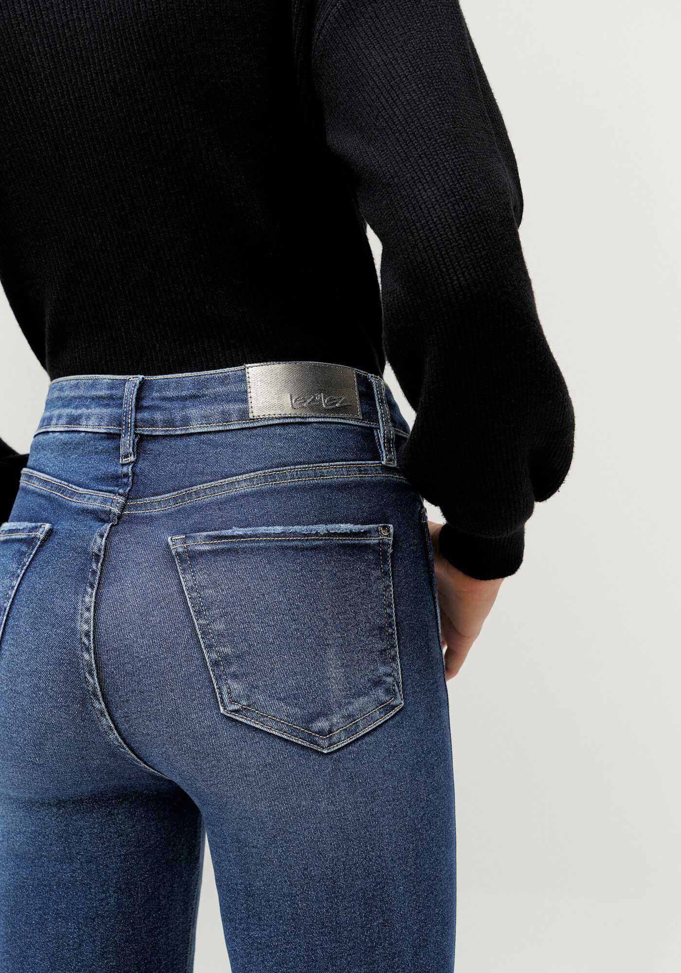 Cal&ccedil;a Jeans Skinny Cintura Alta Perfect, , large.