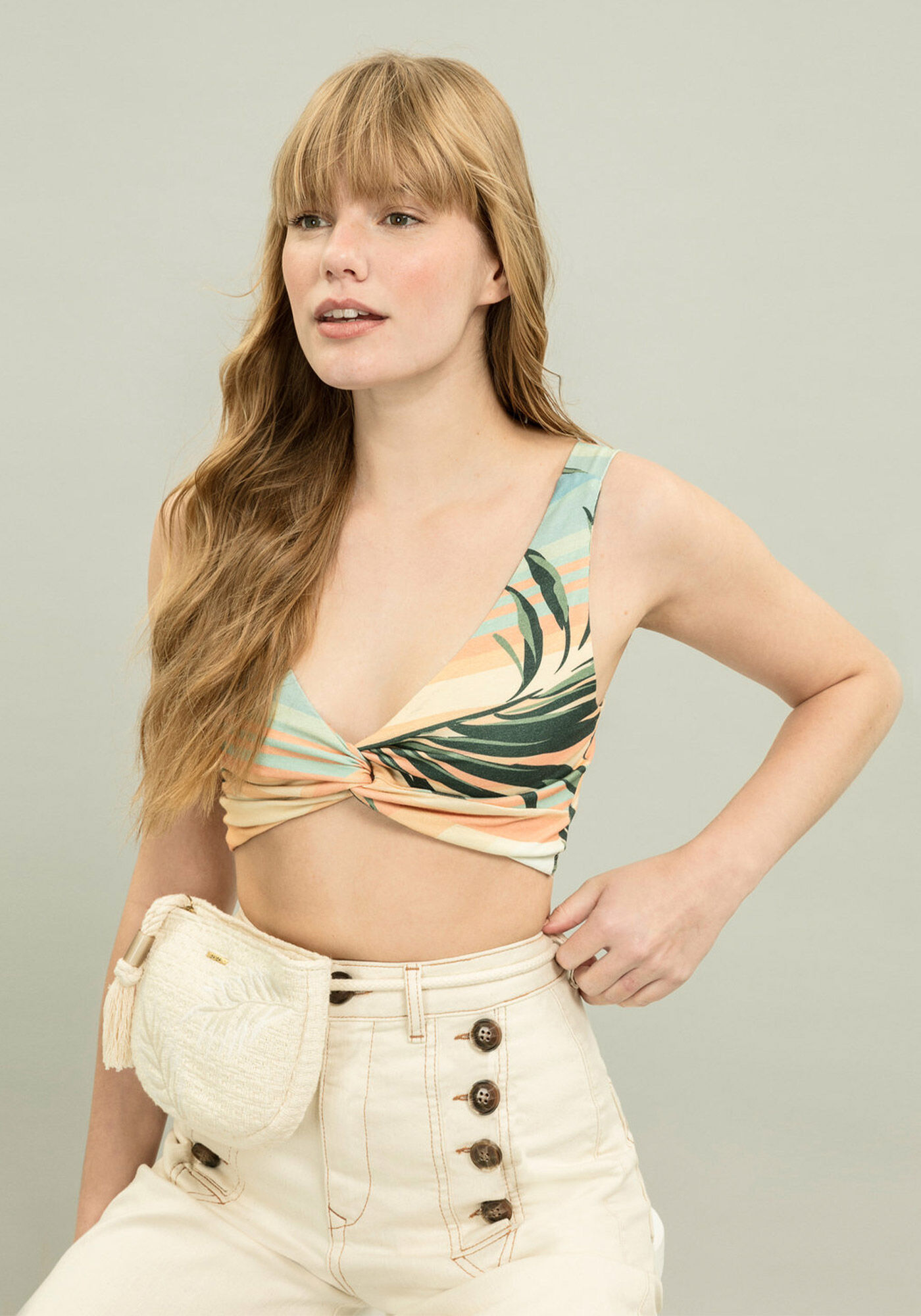 Blusa Cropped Estampa, , large.